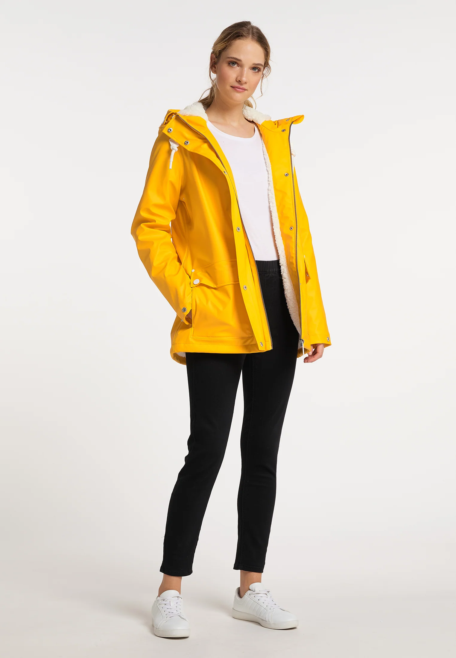 ICEBOUND Women's Rain Jacket With Teddy Lining