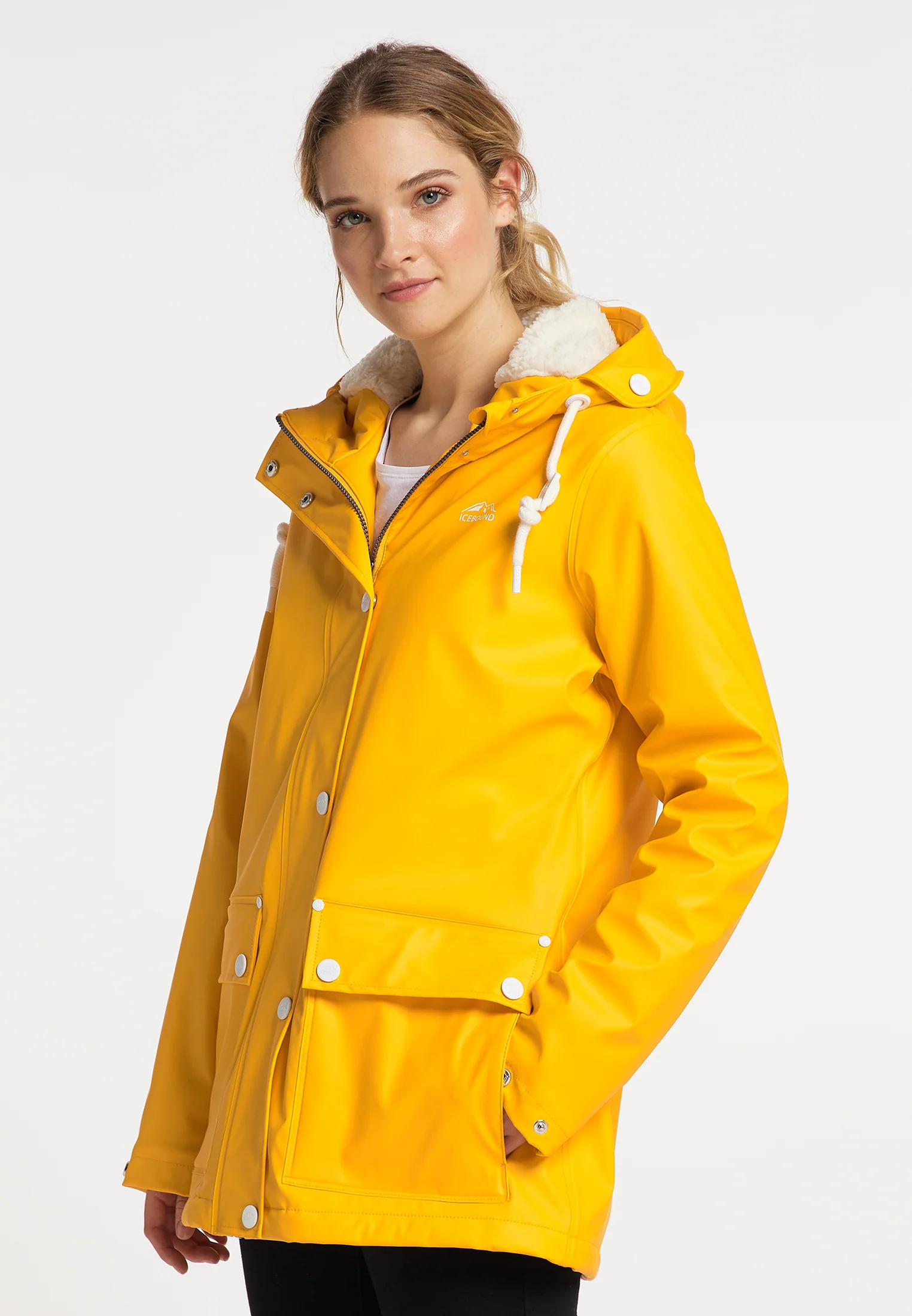 ICEBOUND Women's Rain Jacket With Teddy Lining - Image 3