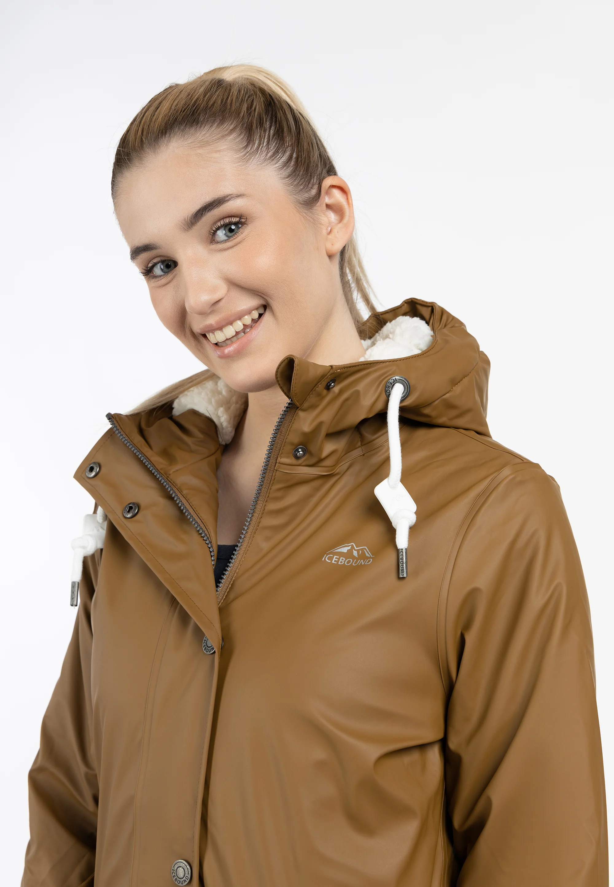 ICEBOUND Women's Rain Jacket With Teddy Lining - Image 5
