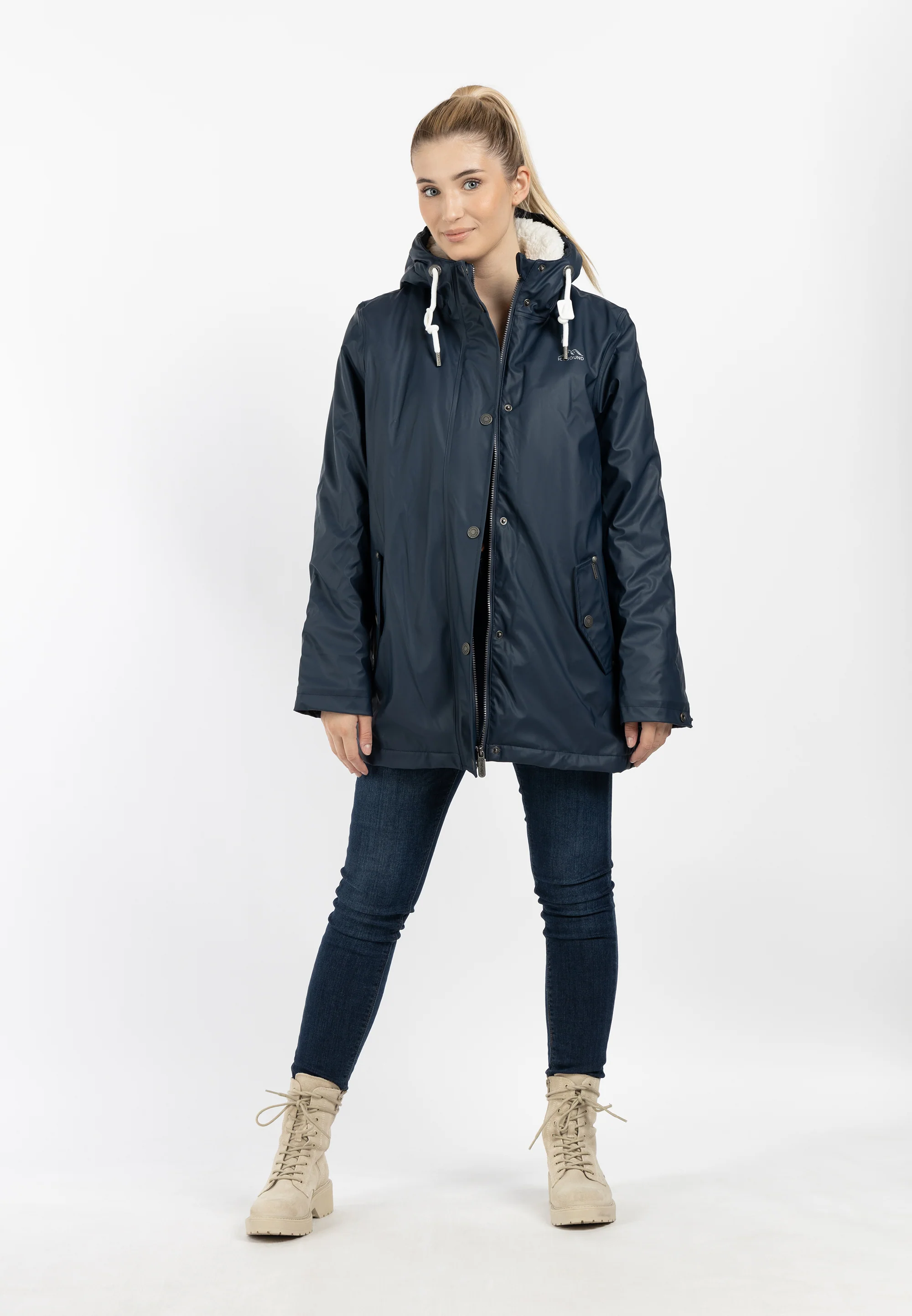 ICEBOUND Women's Rain Jacket With Teddy Lining - Image 6