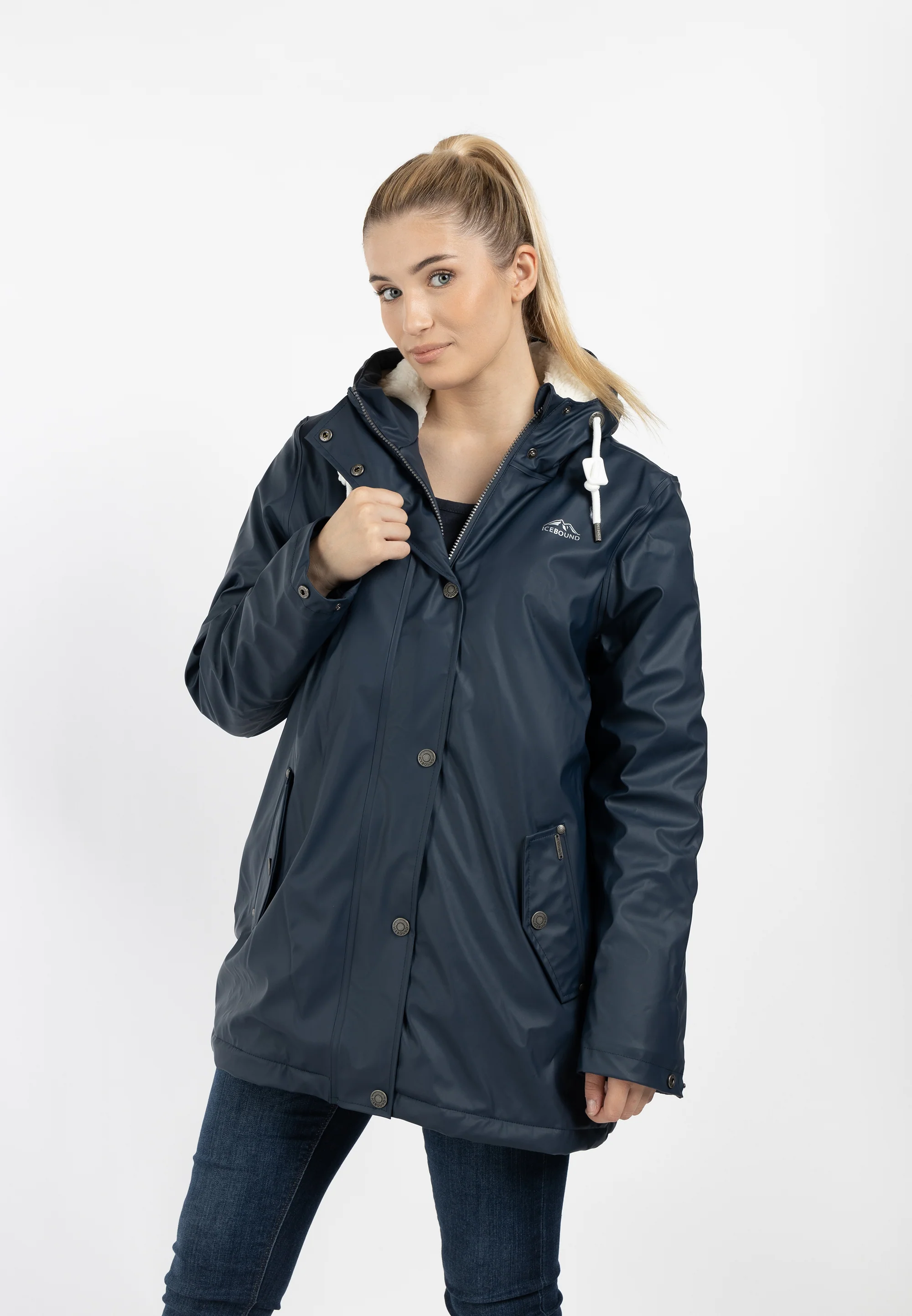 ICEBOUND Women's Rain Jacket With Teddy Lining - Image 8