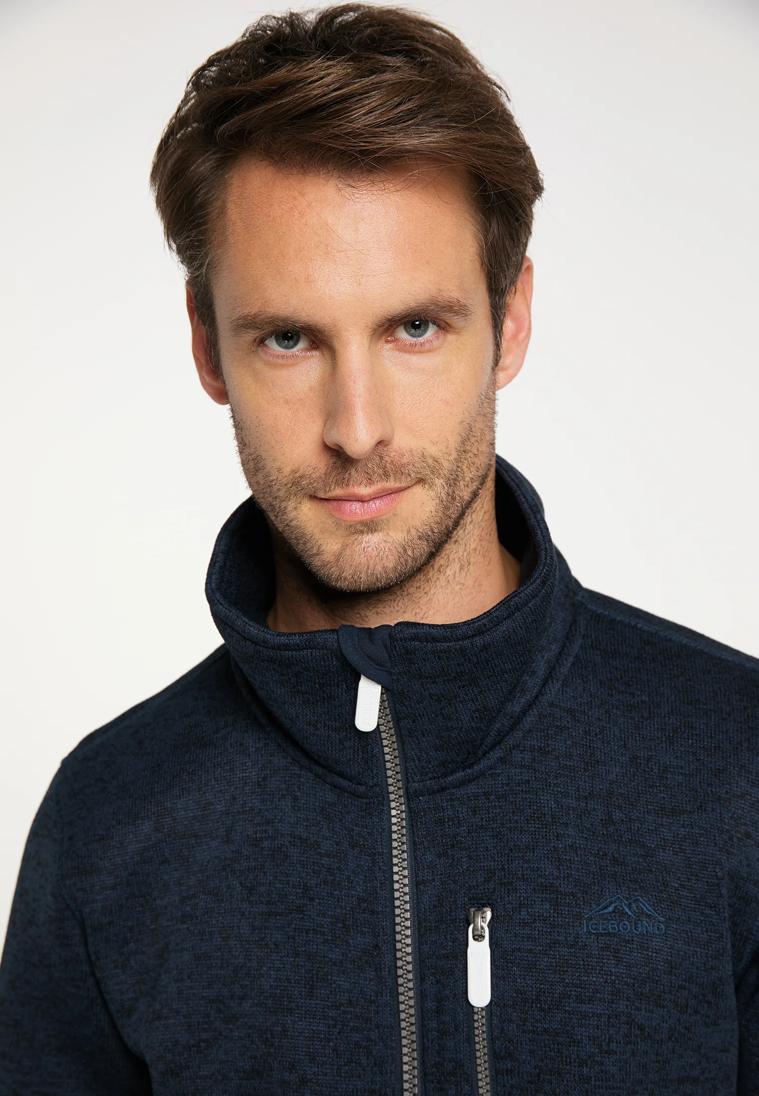 ICEBOUND Men's Knitted Fleece Jacket - Image 5
