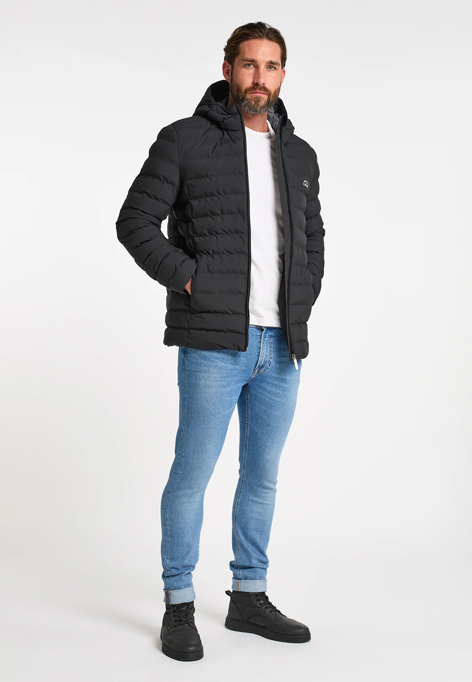 ICEBOUND Men's Padded Quilted Jacket - Image 3
