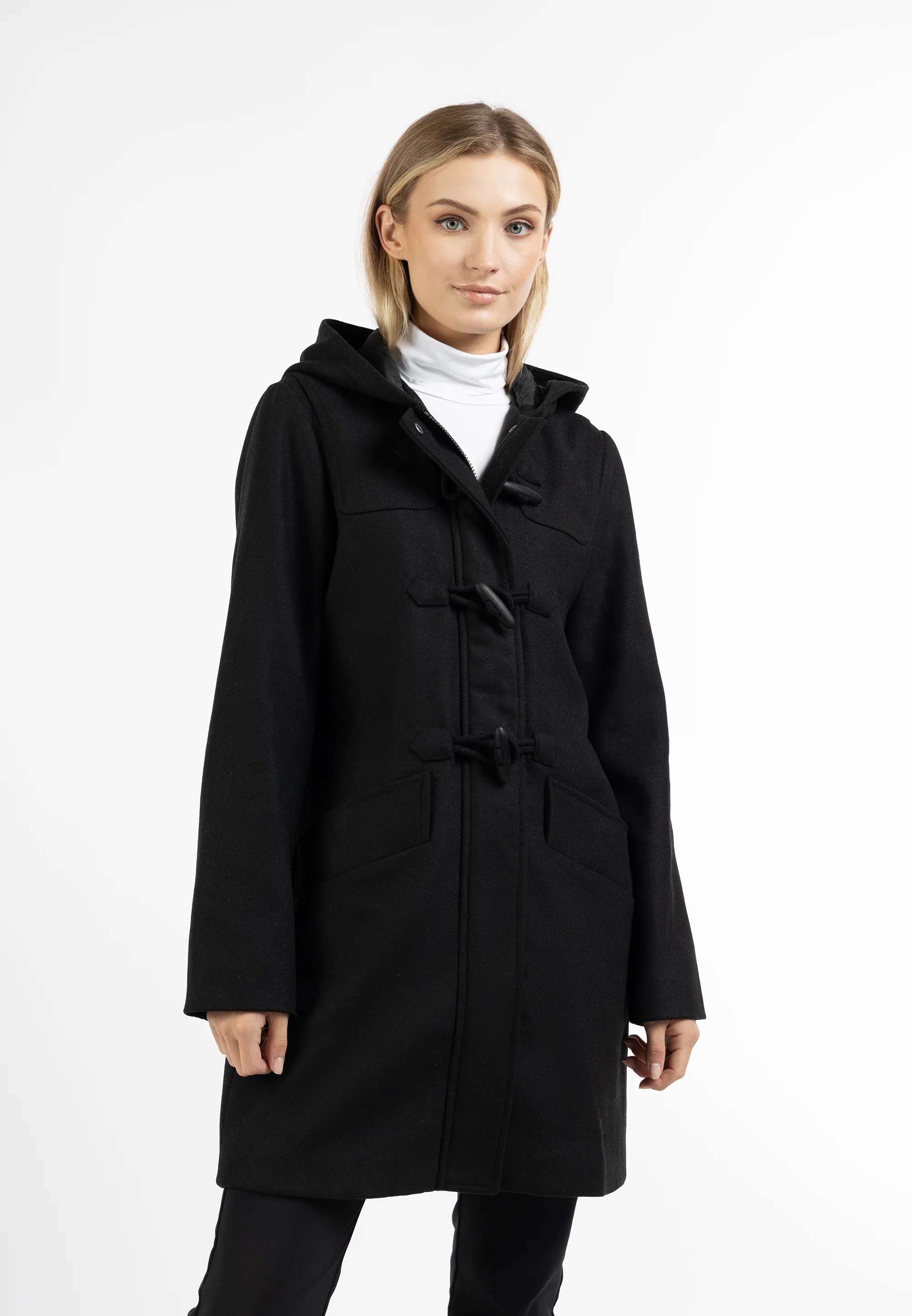 DreiMaster Klassik Women's Wool Blend Duffle Coat - Image 3