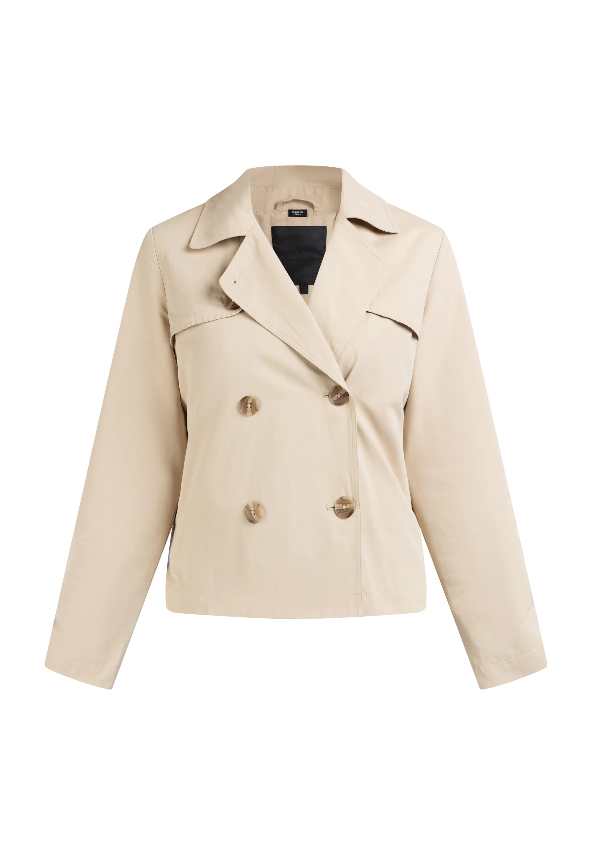 DreiMaster Klassik Women's Short Trench Jacket - Image 2