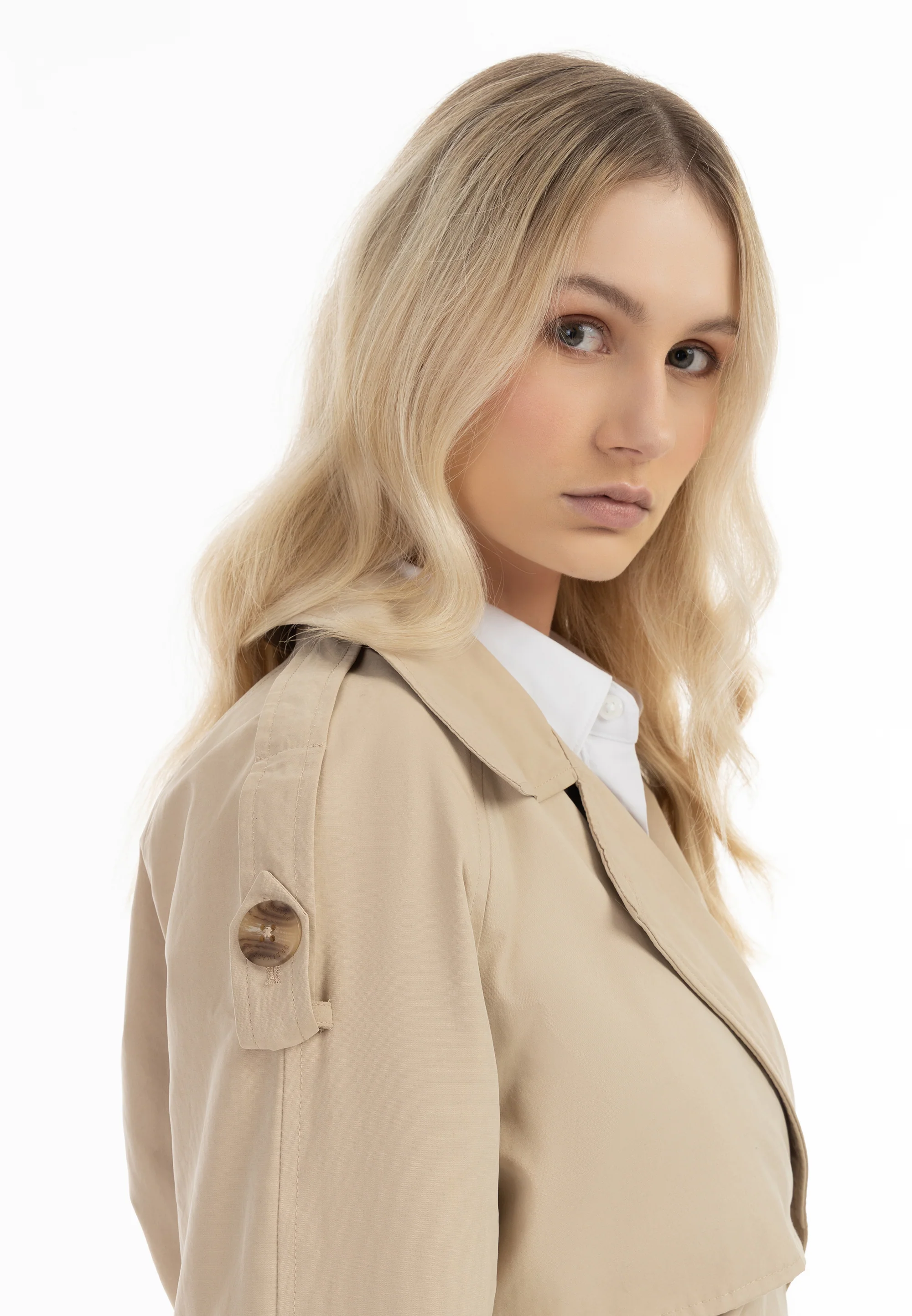 DreiMaster Klassik Women's Classic Trench Coat - Image 4