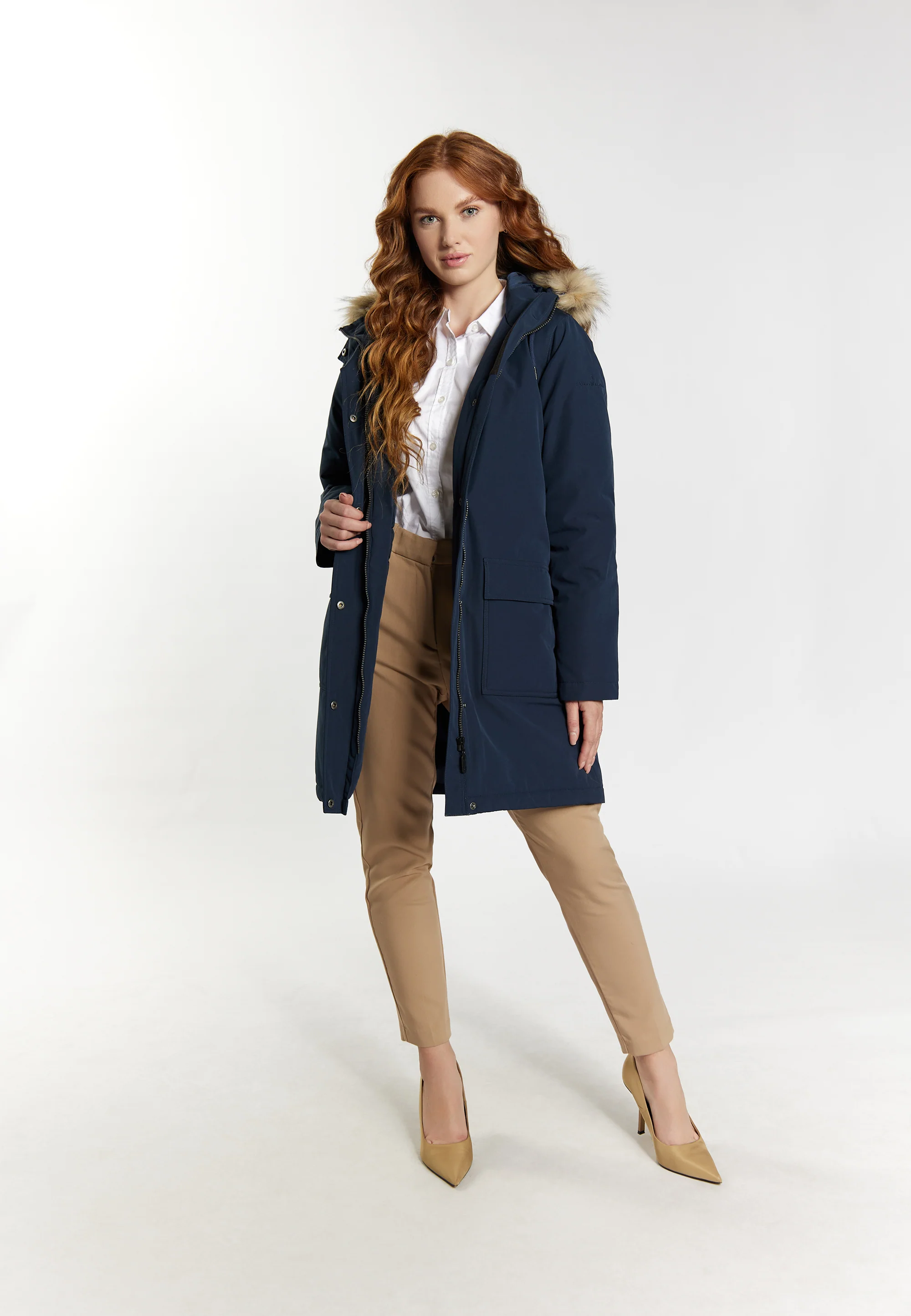 DreiMaster Klassik Women's Parka + Shopping Bag Set