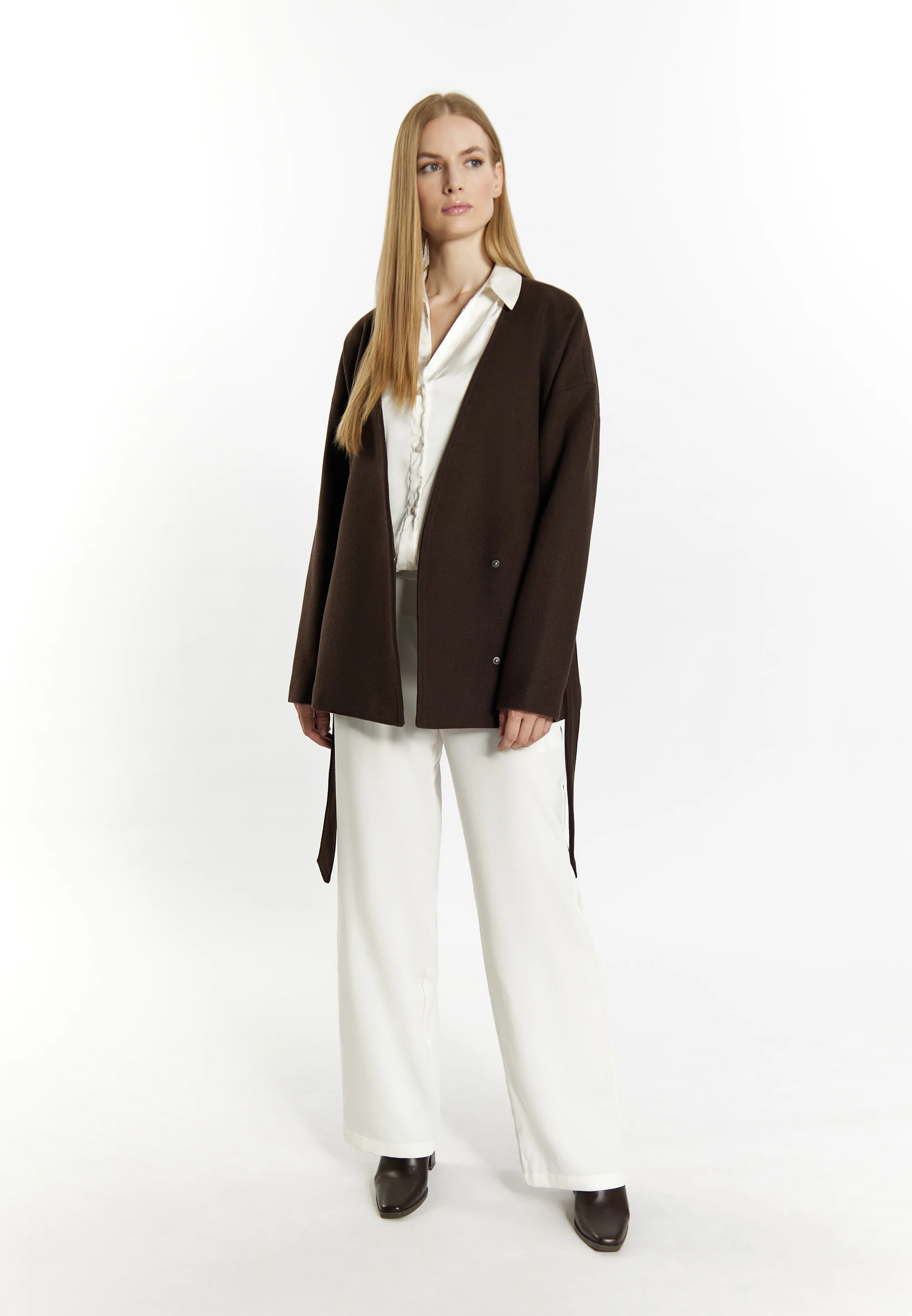 DreiMaster Klassik Women's Transitional Jacket Made From A Wool Blend