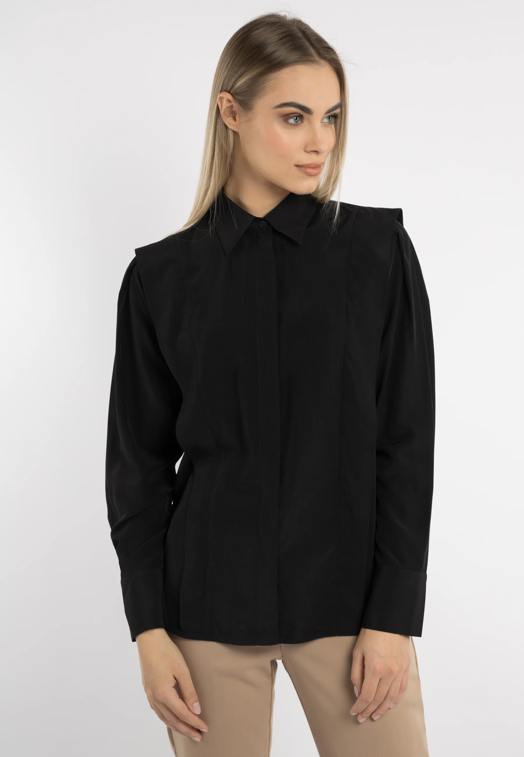 DreiMaster Klassik Women's Long Sleeve Blouse - Image 3