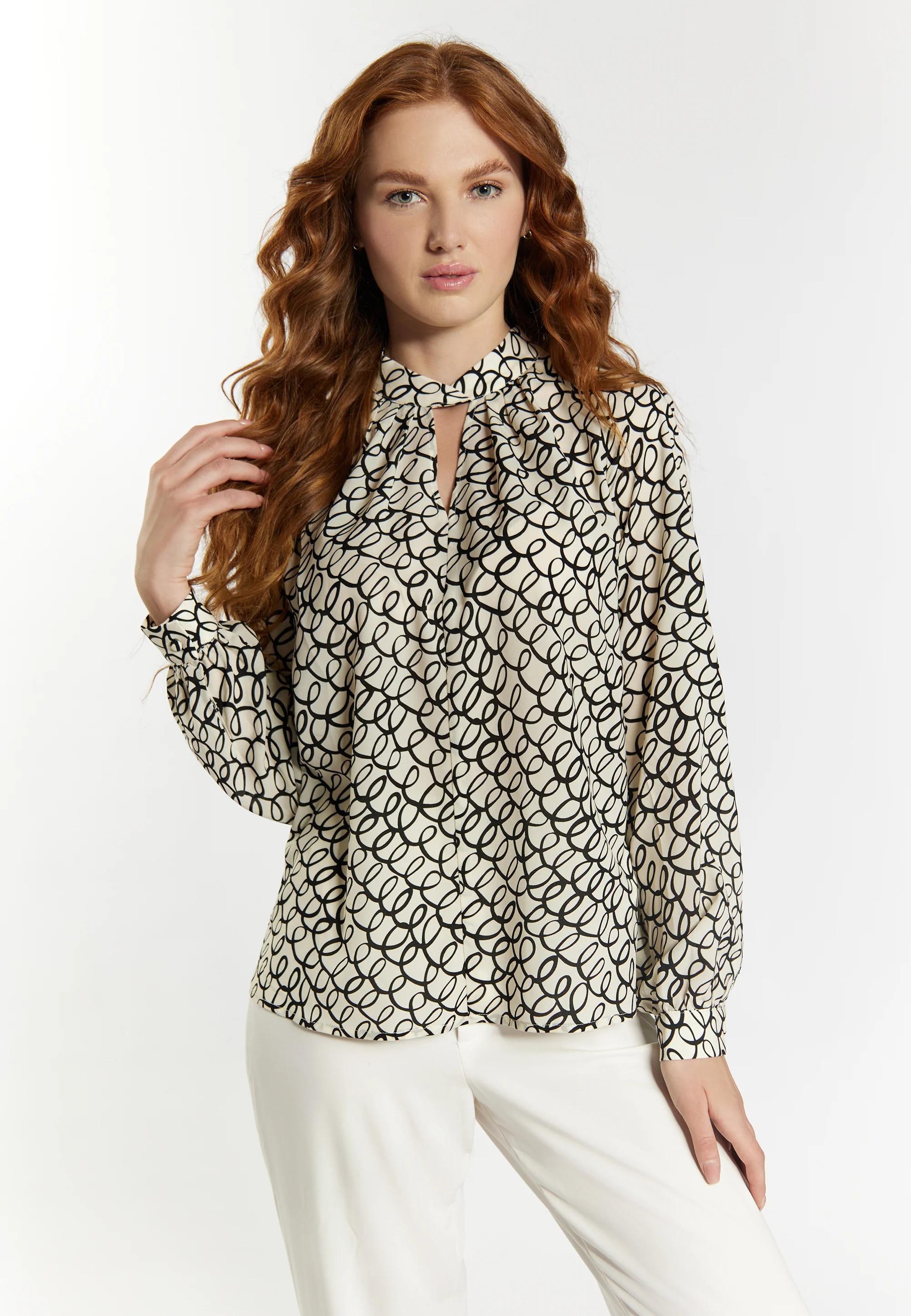 DreiMaster Klassik Women's Long Sleeve Blouse - Image 15