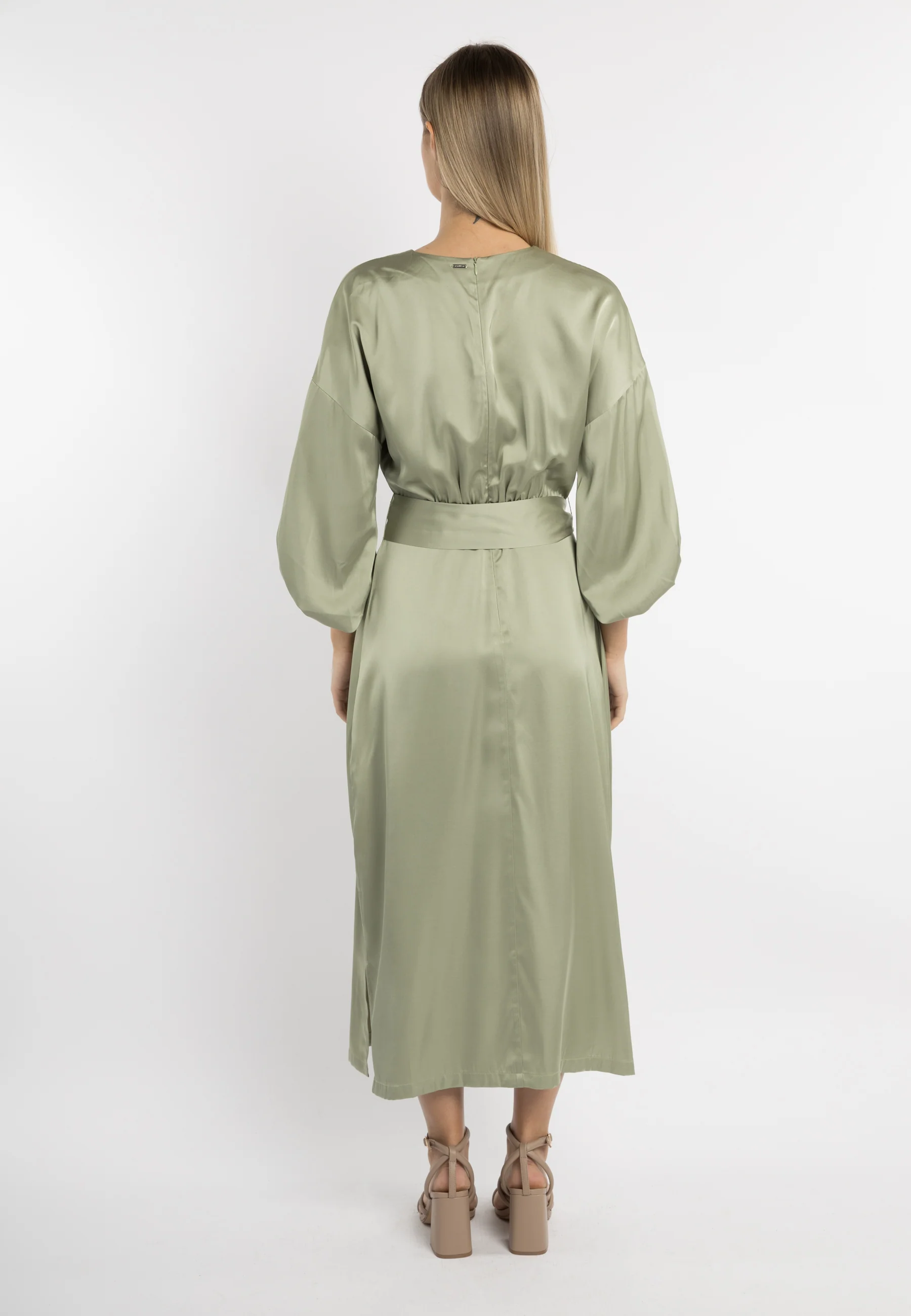 DreiMaster Klassik Women's Satin Maxi Dress - Image 3