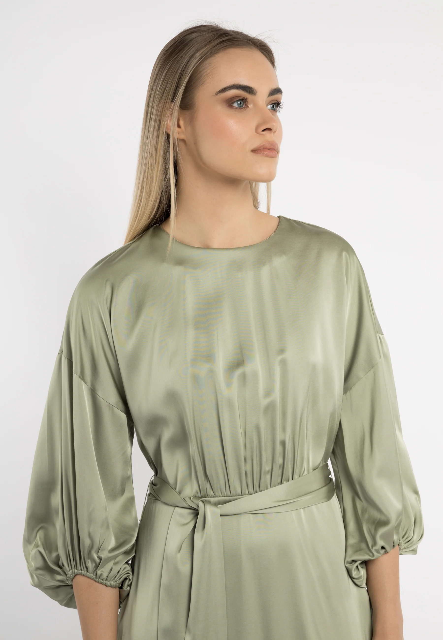 DreiMaster Klassik Women's Satin Maxi Dress - Image 4