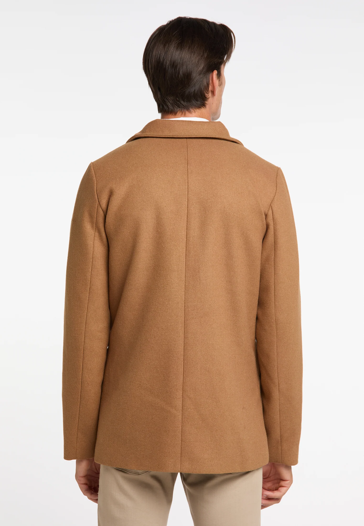 DreiMaster Klassik Men's Transitional Jacket Made From A Wool Blend - Image 4