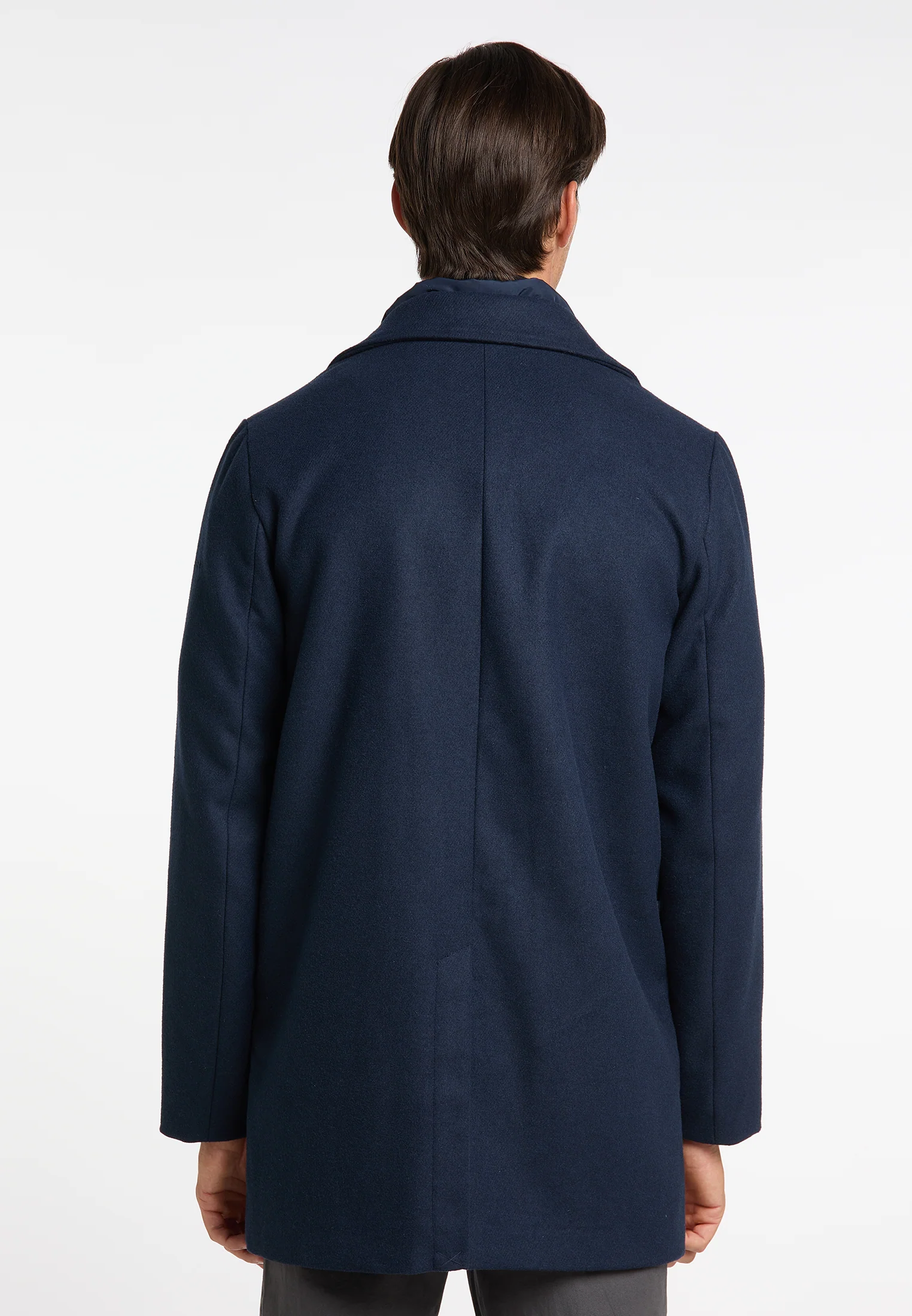 DreiMaster Klassik Men's Wool Blend Transition Coat - Image 4