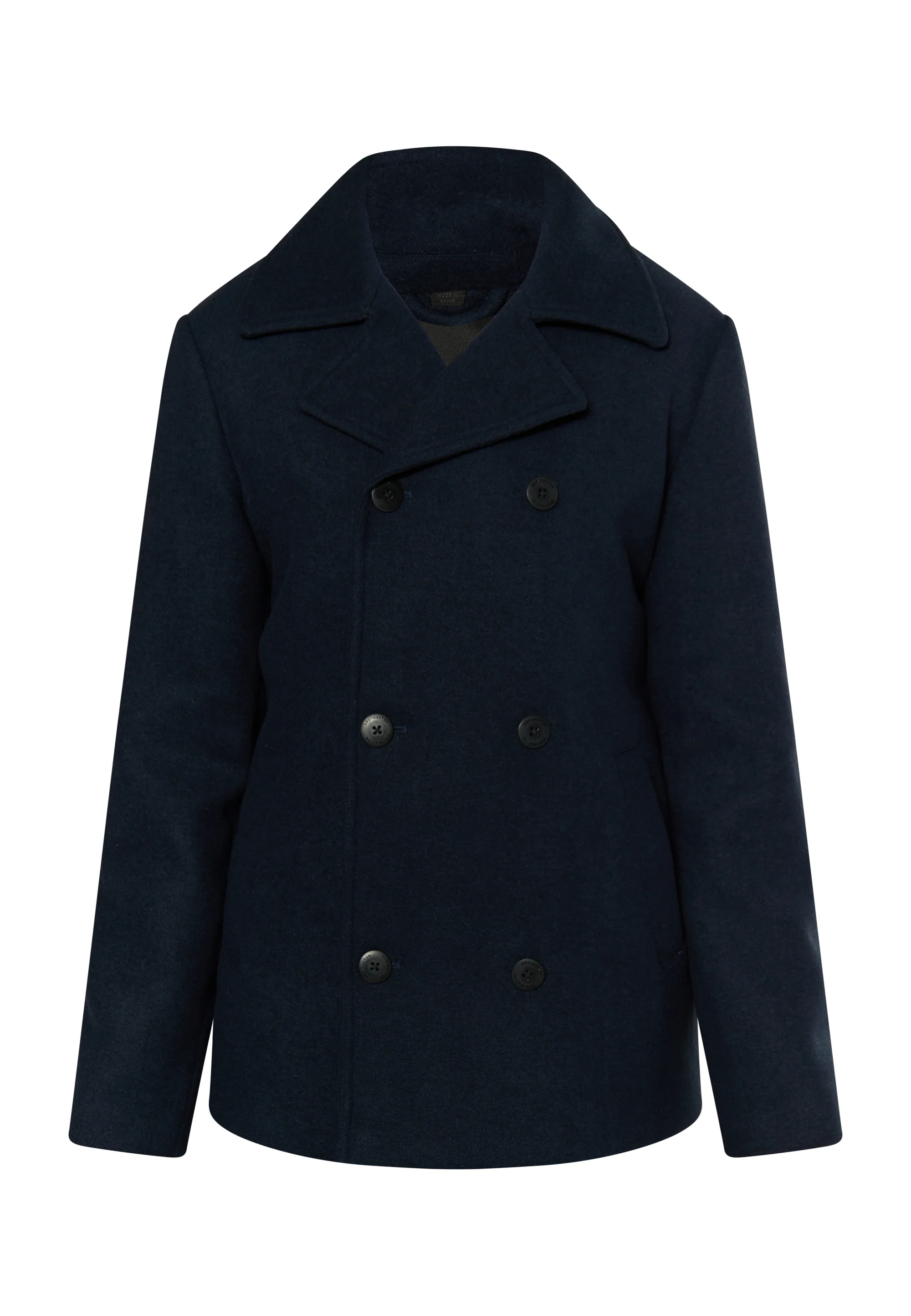 DreiMaster Klassik Men's Wool Blend Pea Coat - Image 7