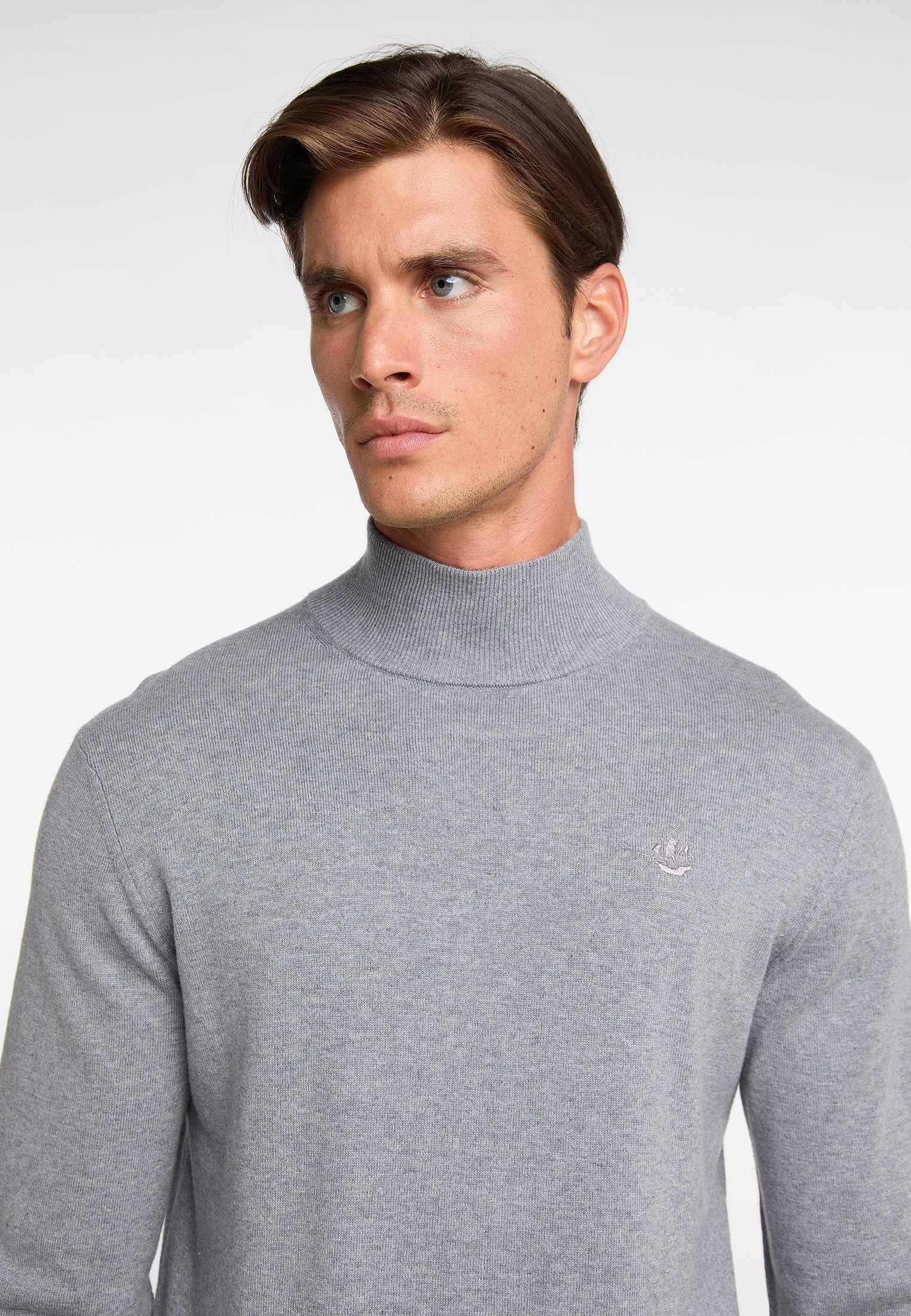 DreiMaster Klassik Men's Basic Fine Knit Sweater - Image 15