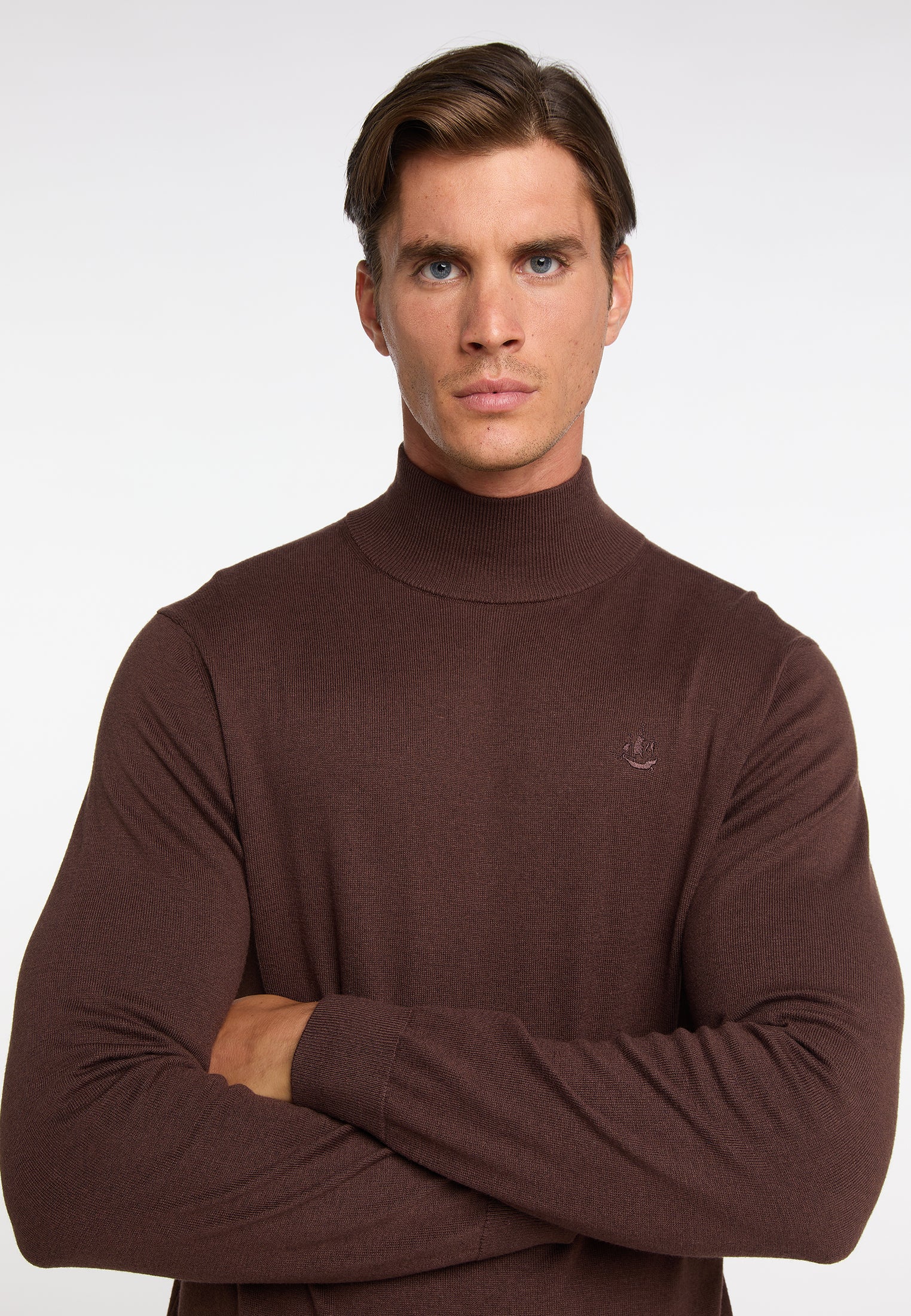 DreiMaster Klassik Men's Basic Fine Knit Sweater - Image 5