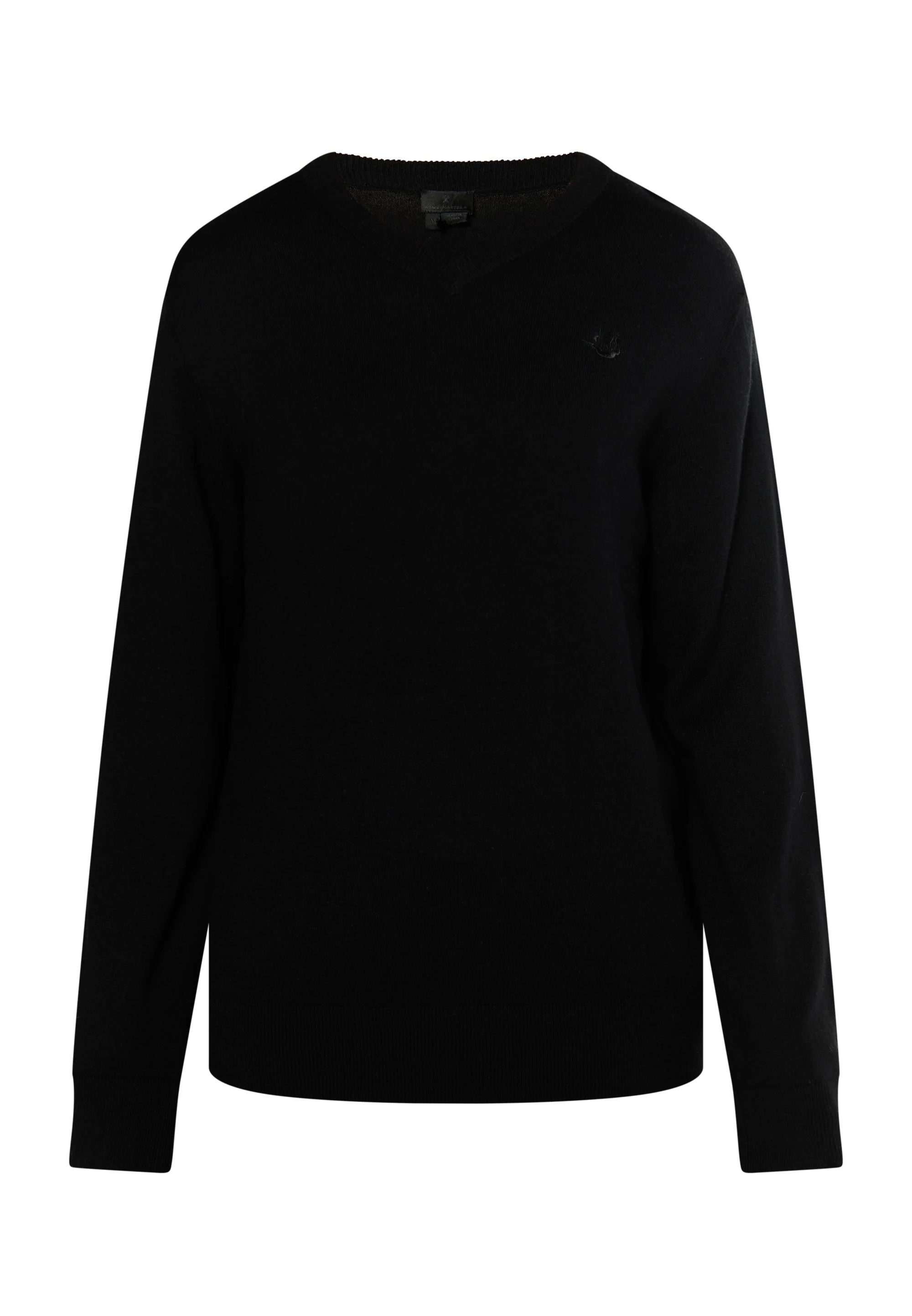 DreiMaster Klassik Men's Basic Fine Knit Sweater - Image 2