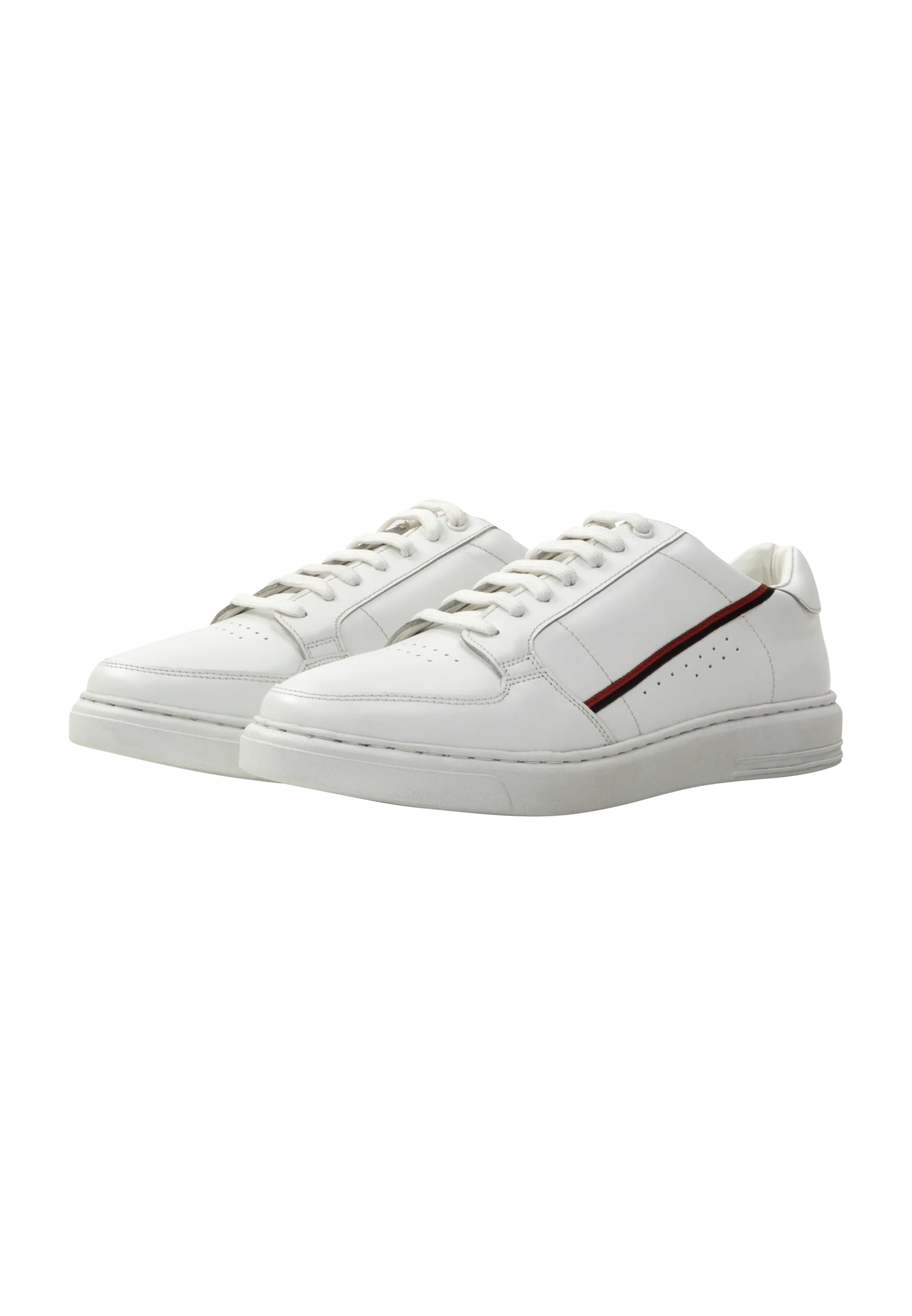 DreiMaster Maritim Men's Leather Sneakers - Image 11