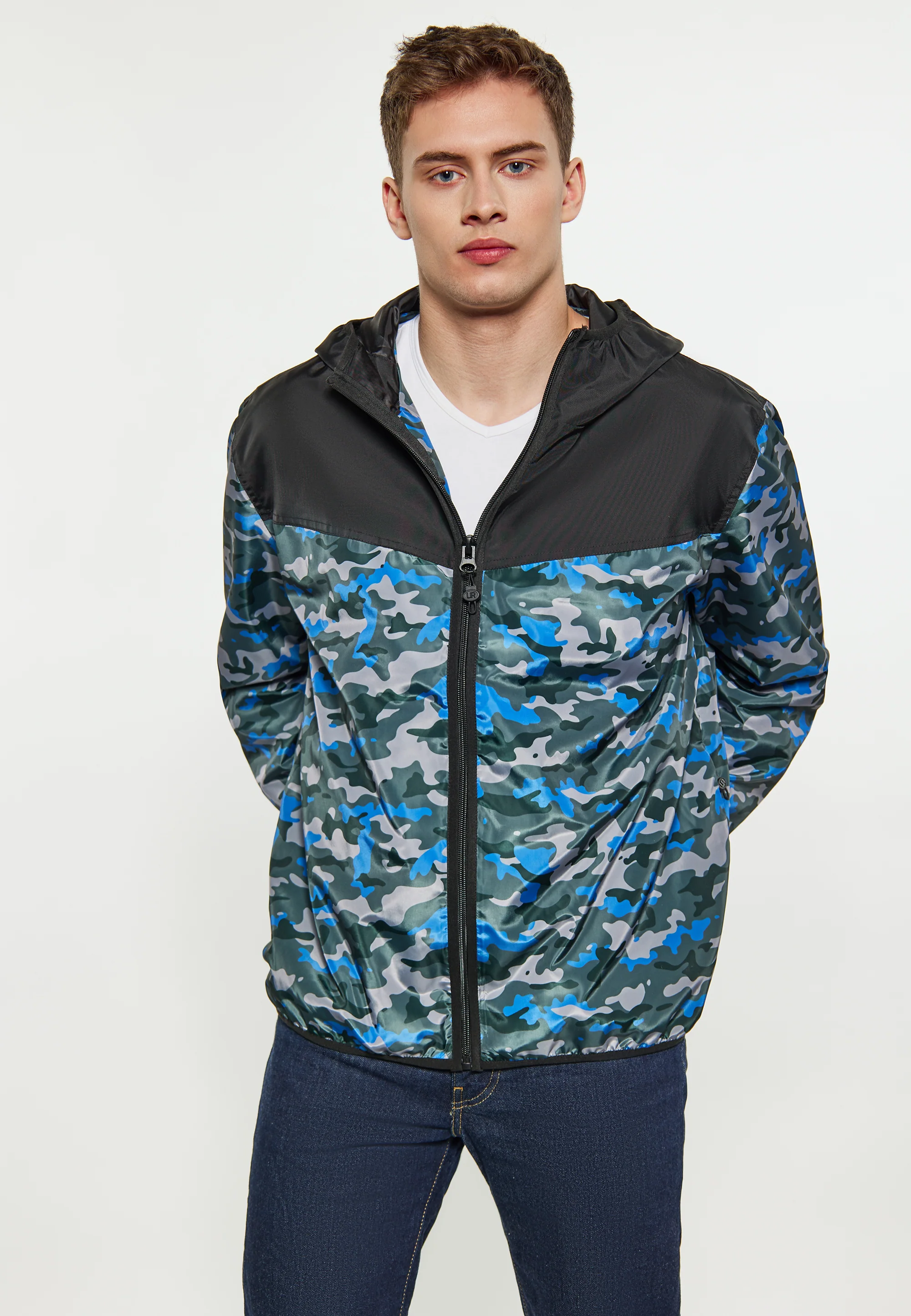 Urban Rain by Schmuddelwedda Men's Blouson Jacket - Image 3