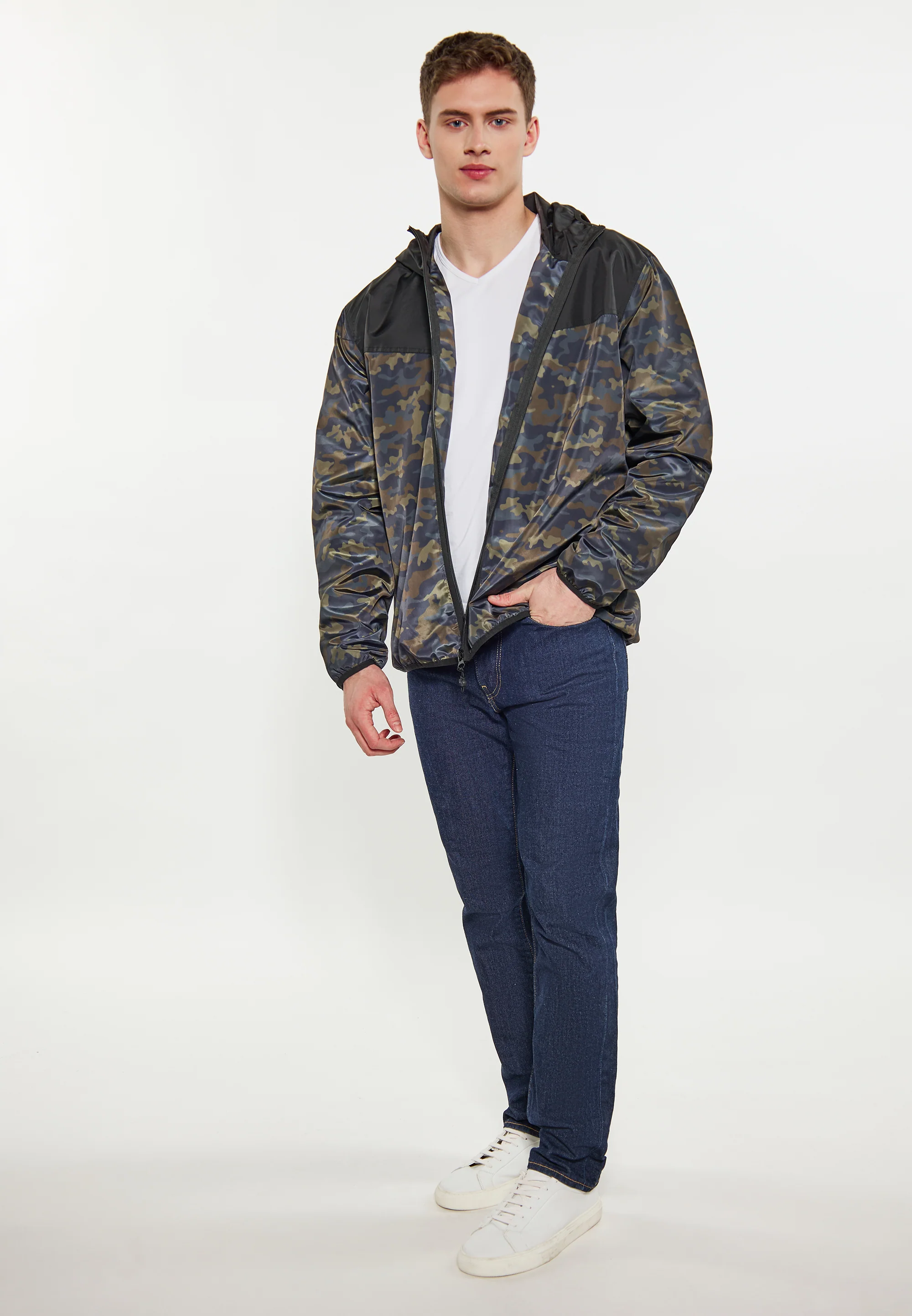 Urban Rain by Schmuddelwedda Men's Blouson Jacket - Image 7