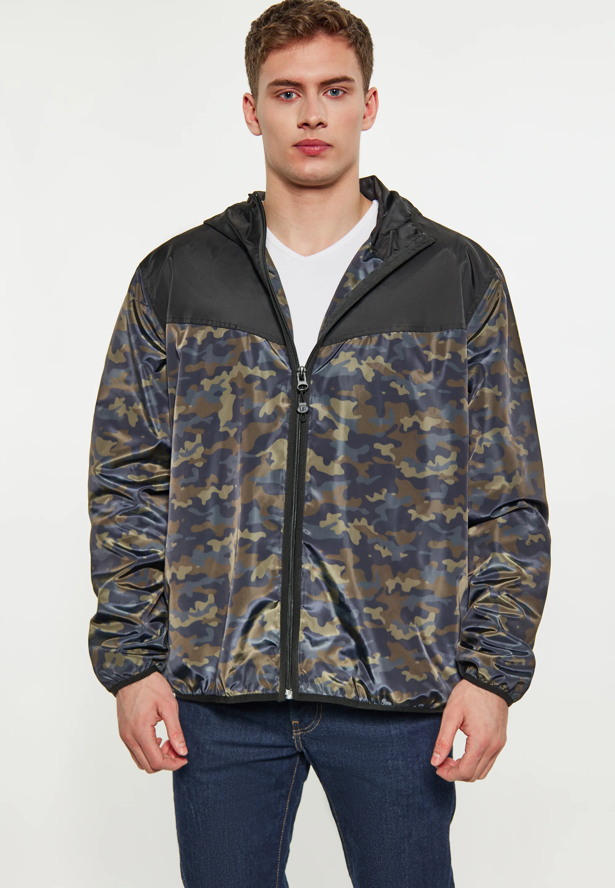 Urban Rain by Schmuddelwedda Men's Blouson Jacket - Image 9
