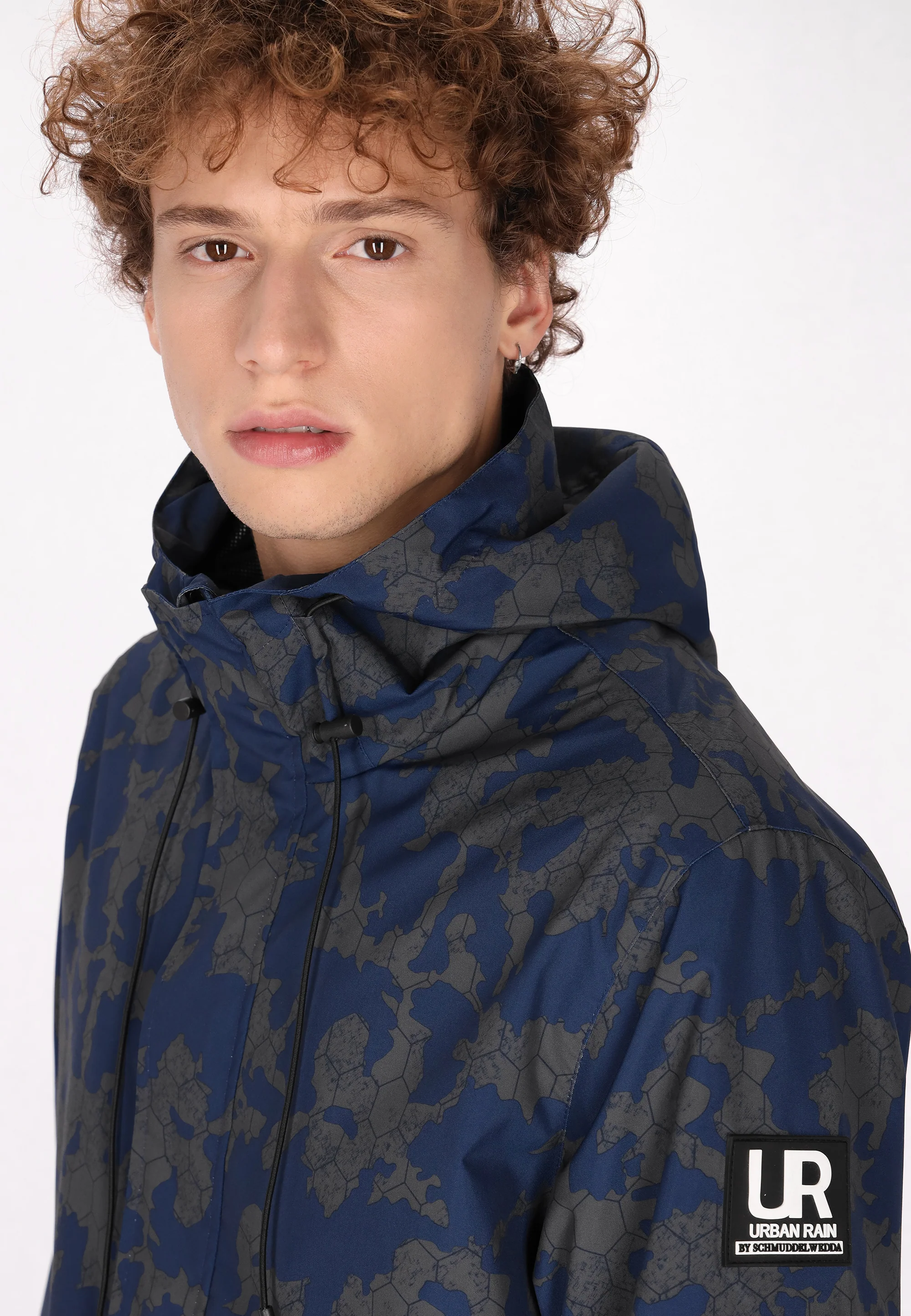 Urban Rain by Schmuddelwedda Men's Anorak - Image 12