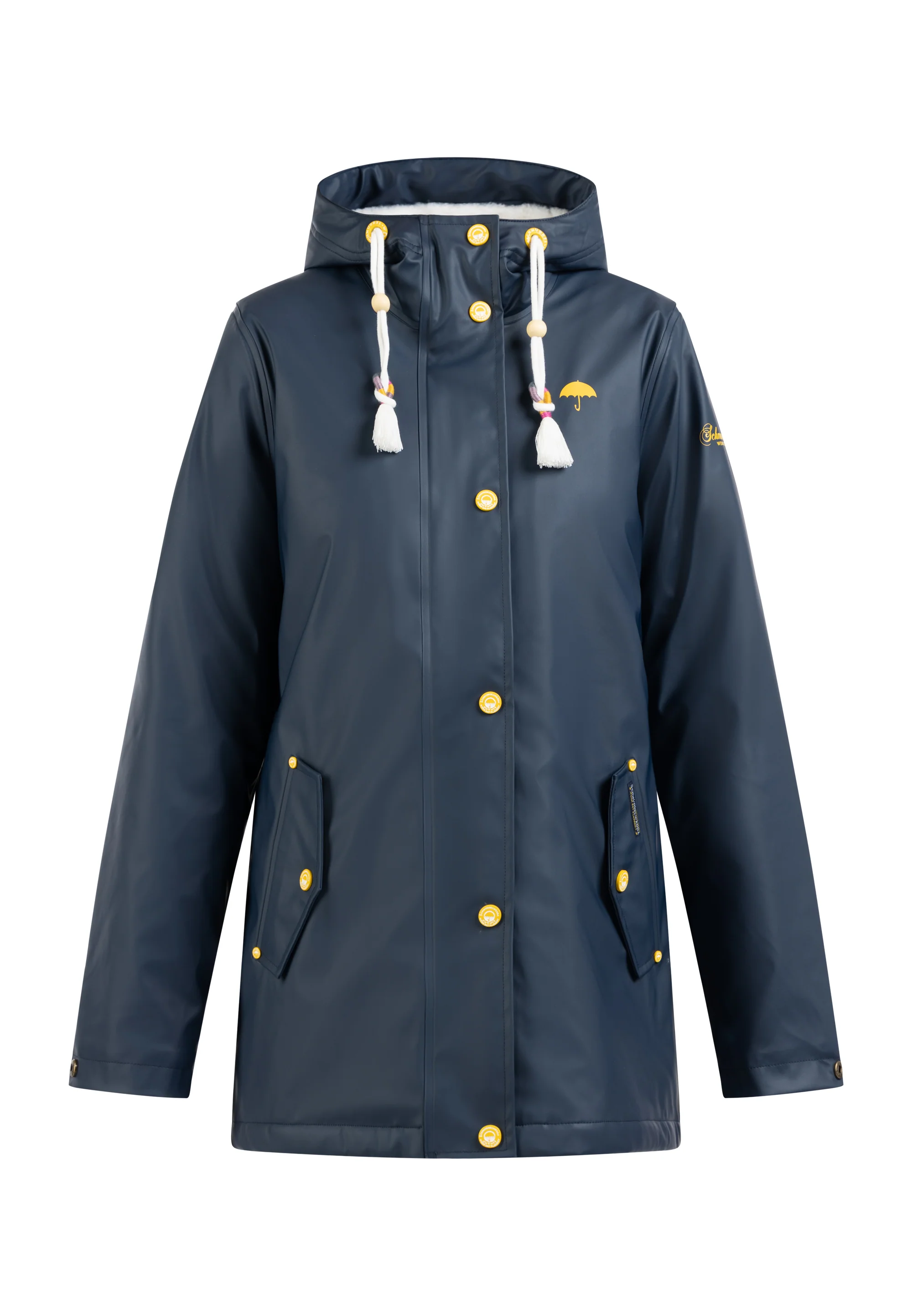 Schmuddelwedda Women's Rain Jacket With Faux Fur Lining - Image 22