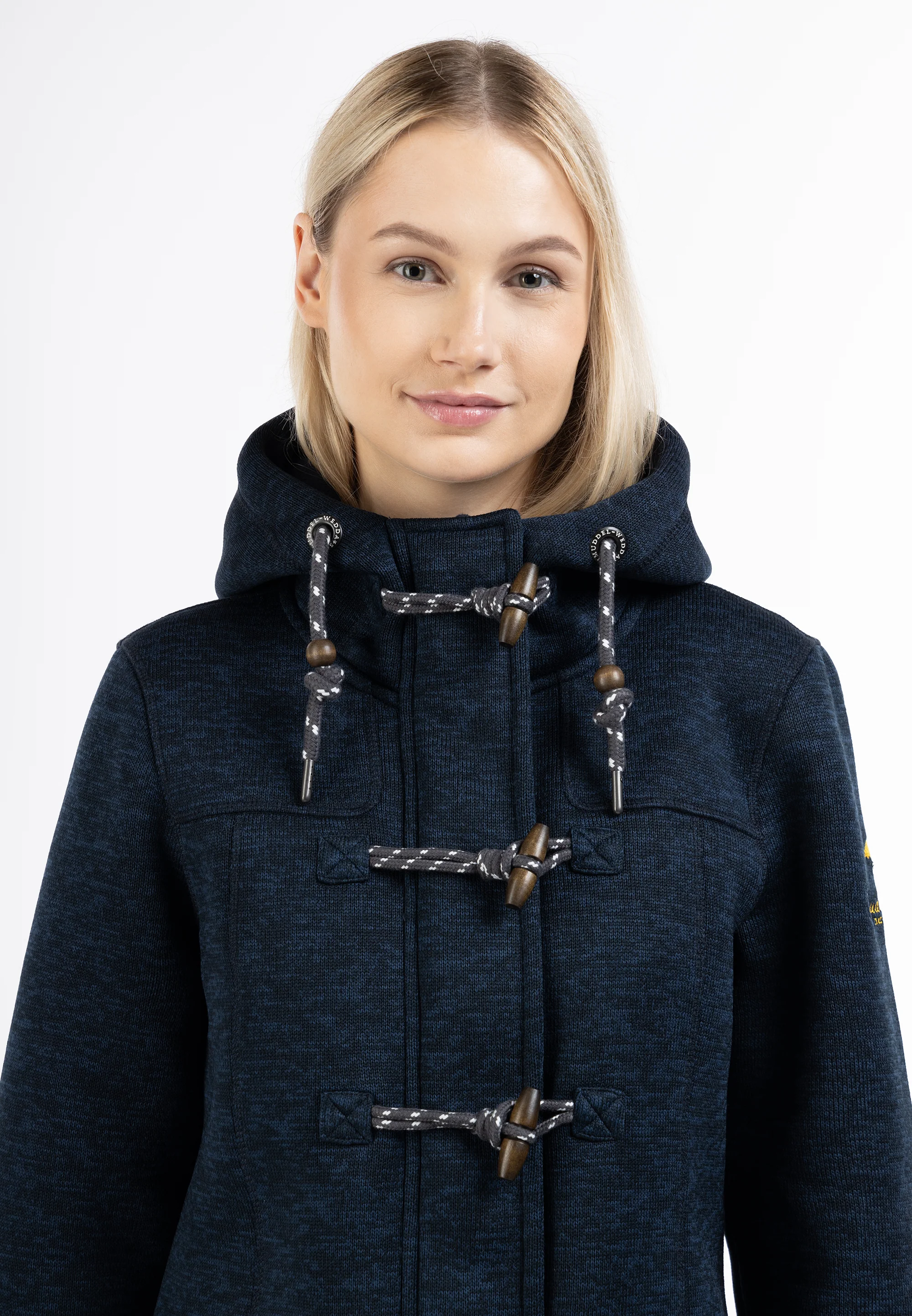 Schmuddelwedda Women's Strickfleece-Dufflemantel - Image 5