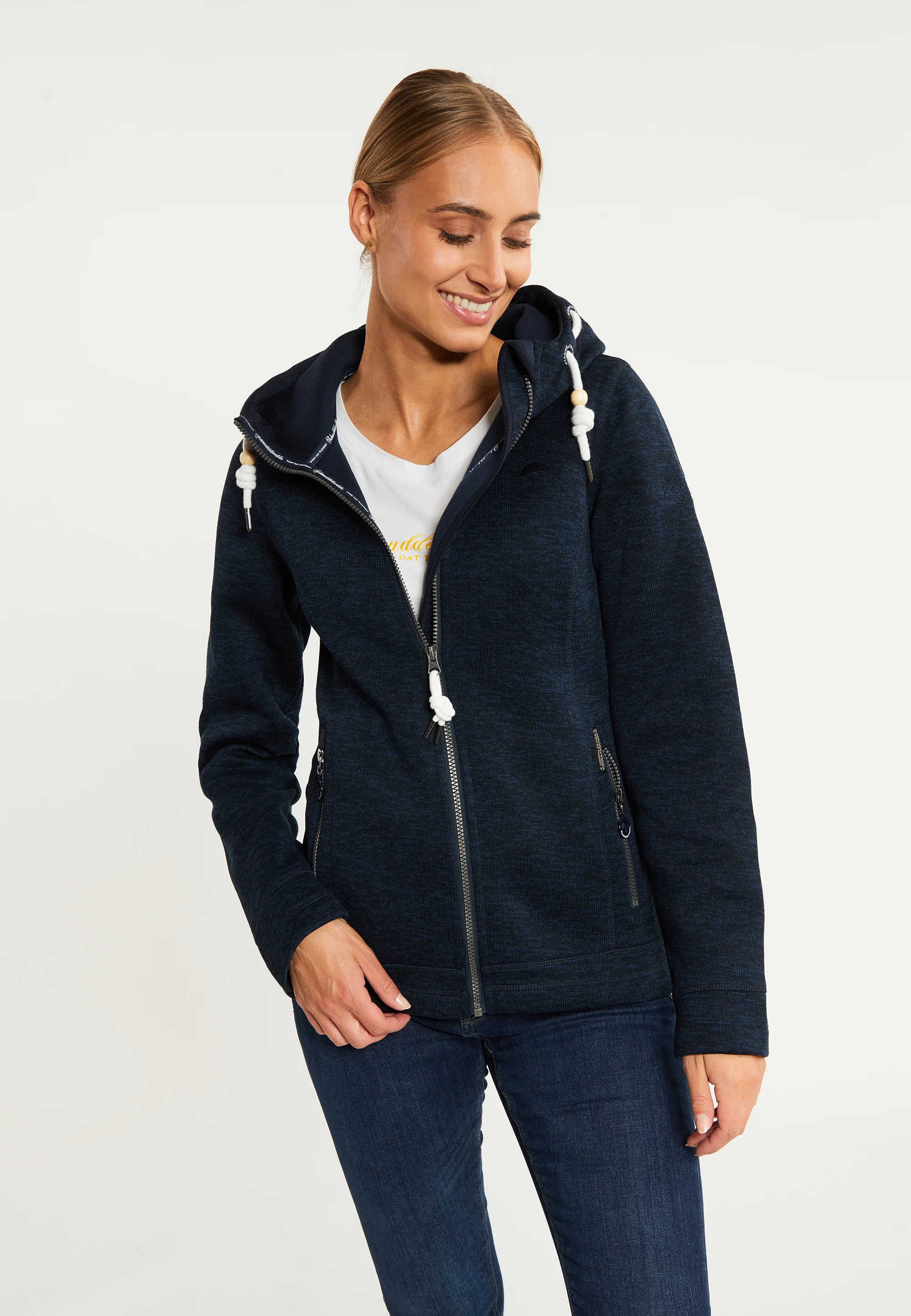 Schmuddelwedda Women's Knitted Fleece Jacket - Image 21