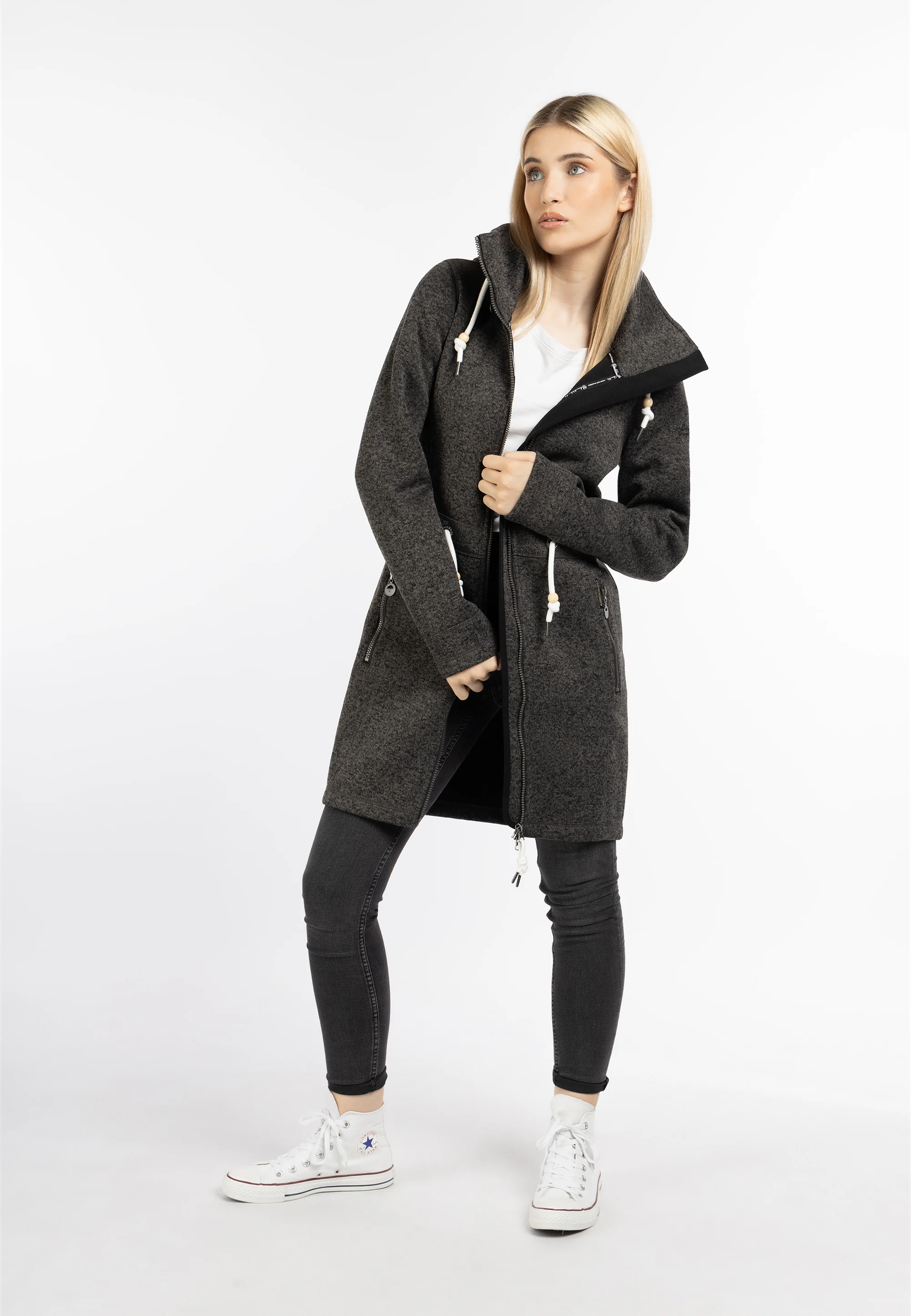 Schmuddelwedda Women's Knit Fleece Coat - Image 7