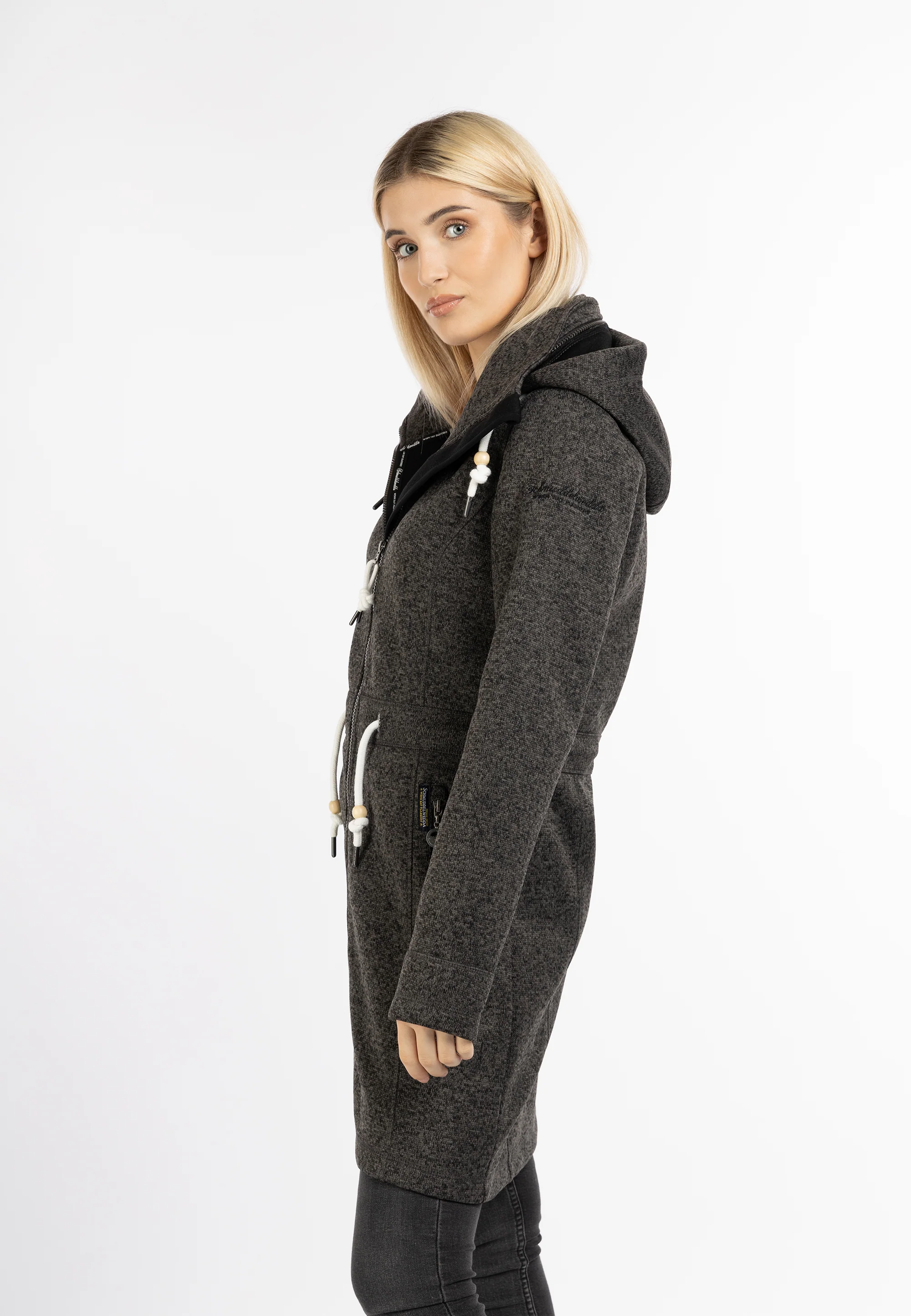Schmuddelwedda Women's Knit Fleece Coat - Image 9