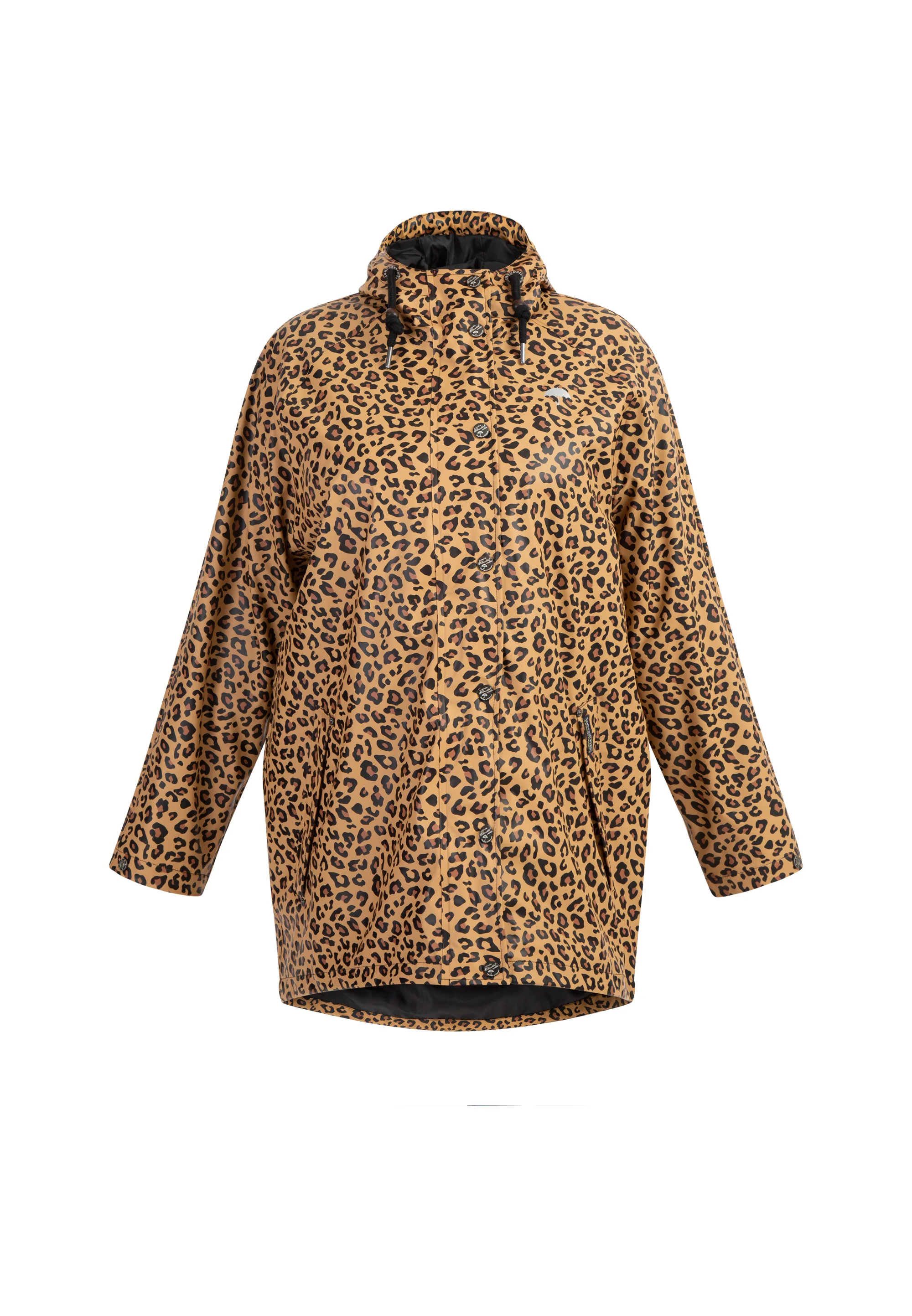 Schmuddelwedda Women's Plus Size Raincoat With Leopard Print - Image 2