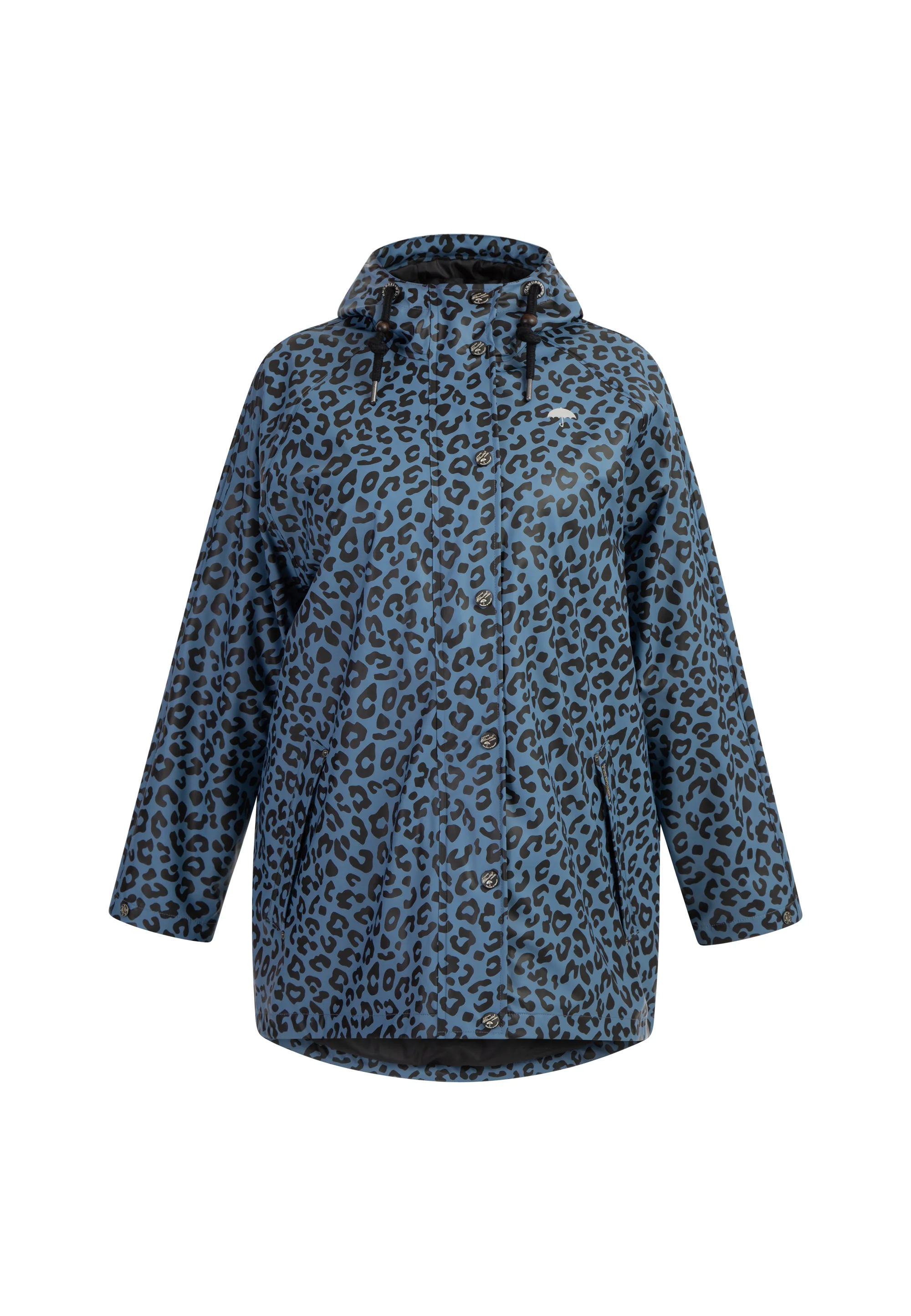 Schmuddelwedda Women's Plus Size Raincoat With Leopard Print - Image 2