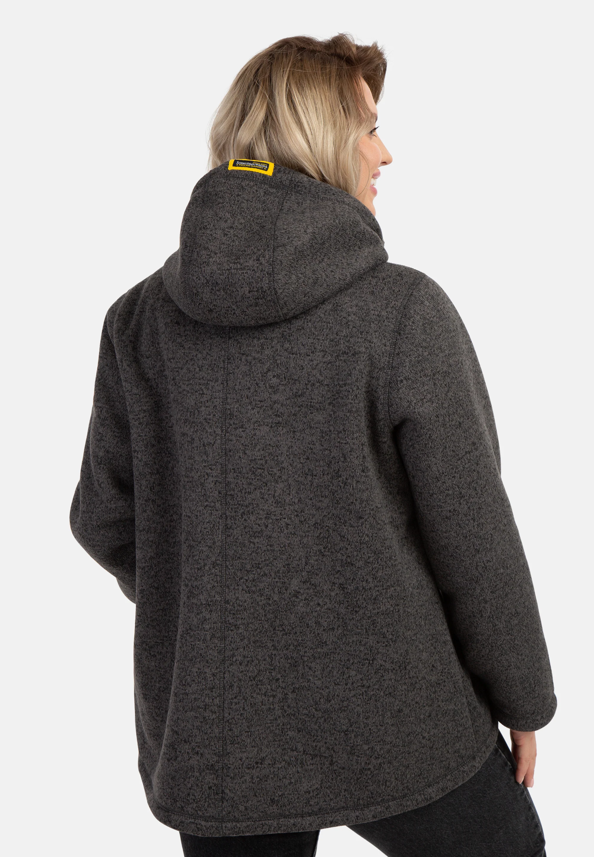 Schmuddelwedda Women's Plus Size Knitted Fleece Jacket - Image 4