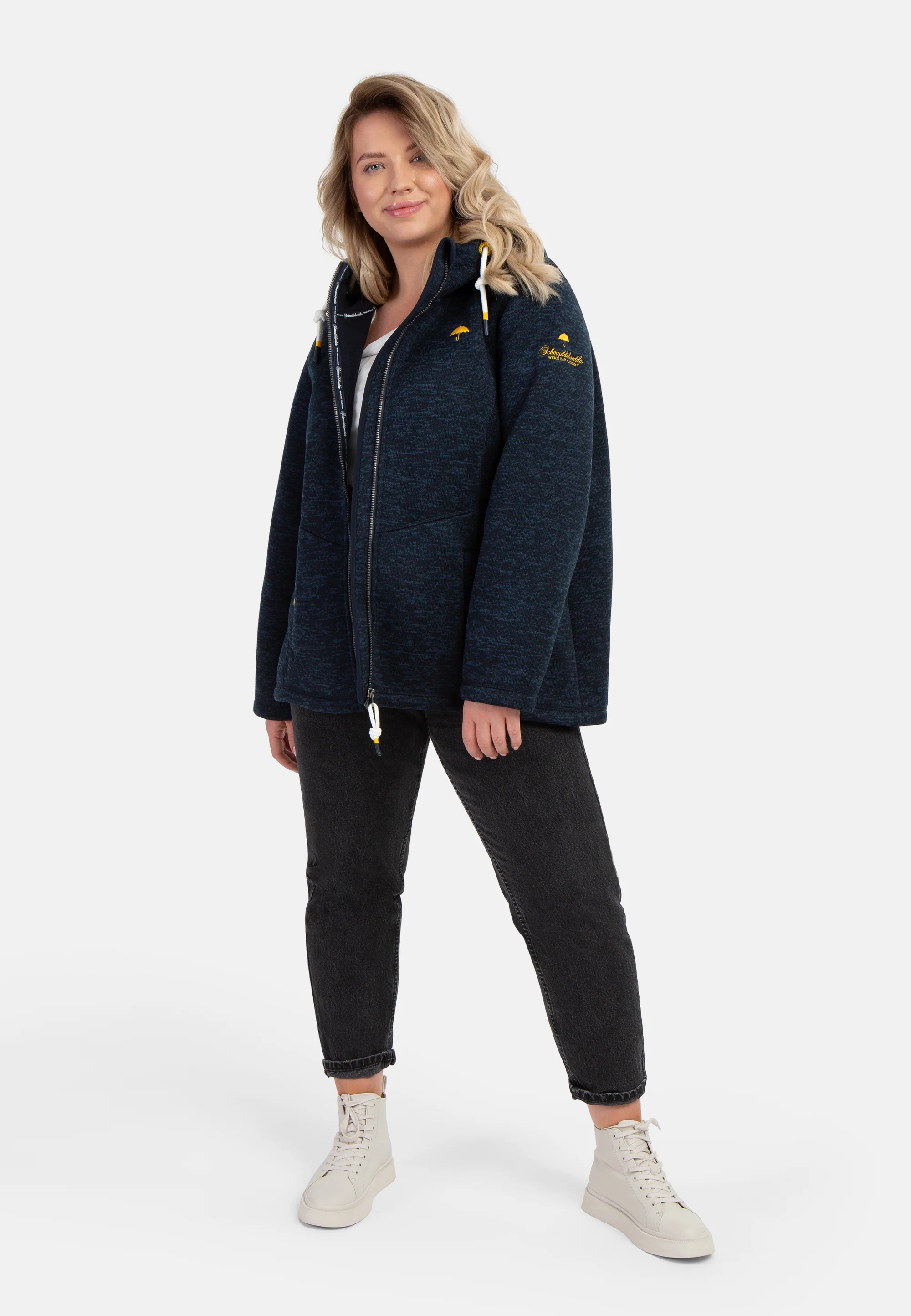 Schmuddelwedda Women's Plus Size Knitted Fleece Jacket - Image 7