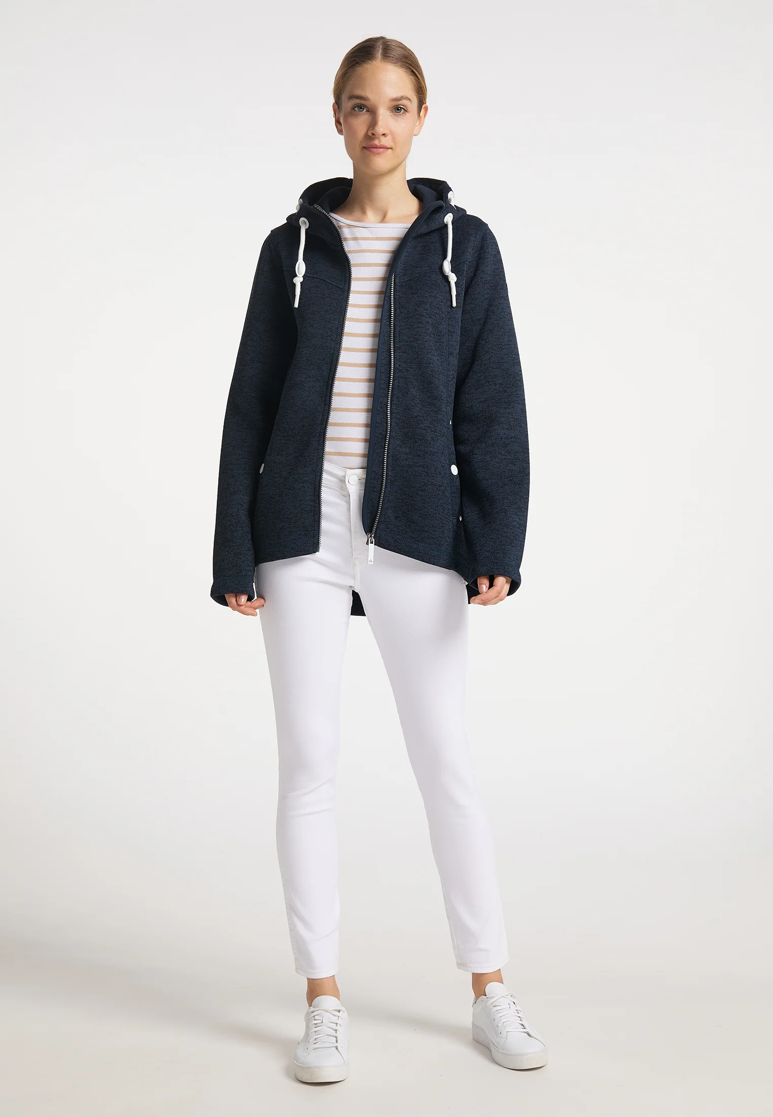 DreiMaster Maritim Women's Knitted Fleece Jacket - Image 5
