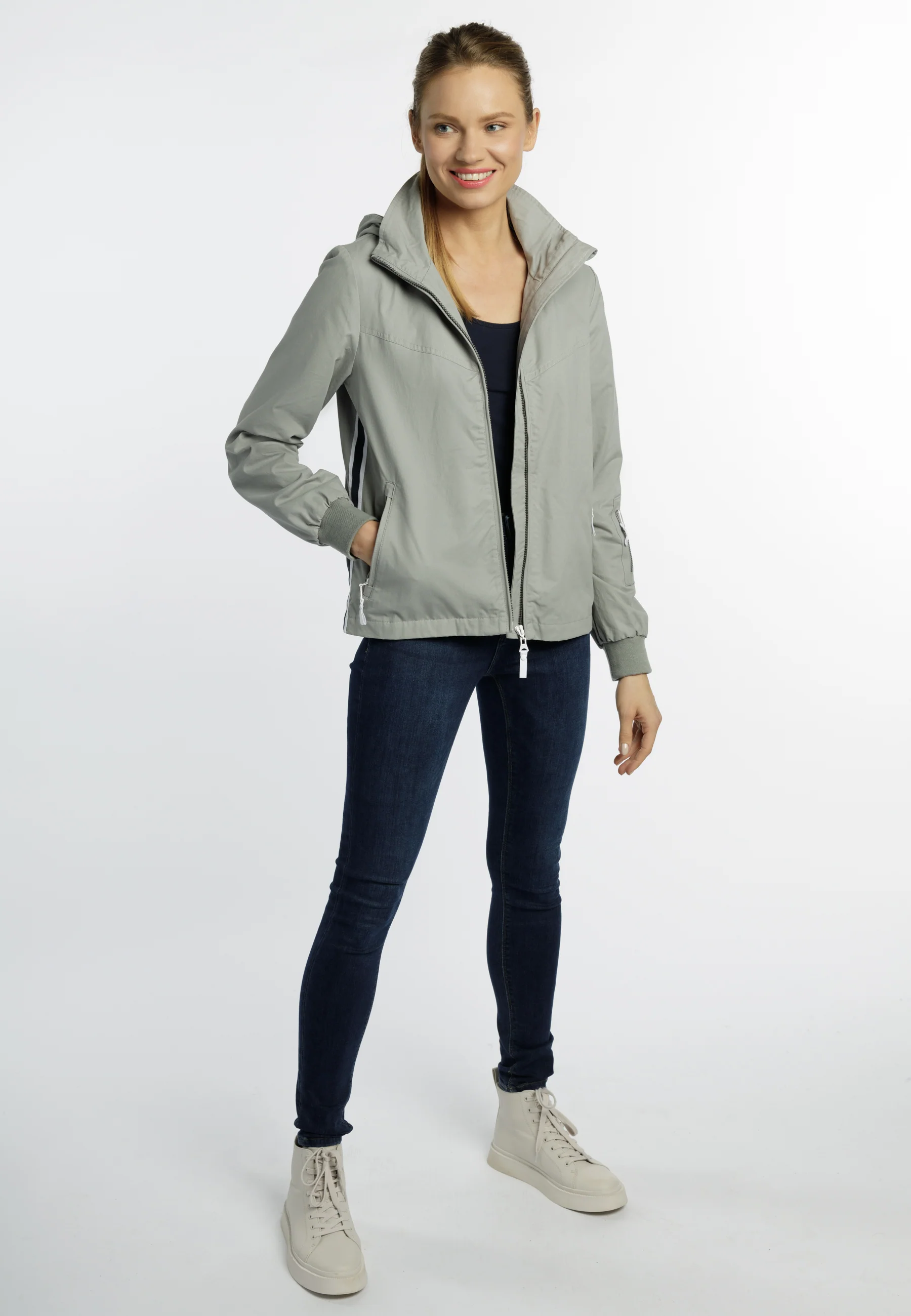 DreiMaster Maritim Women's Transition Jacket Made Of Cotton - Image 26