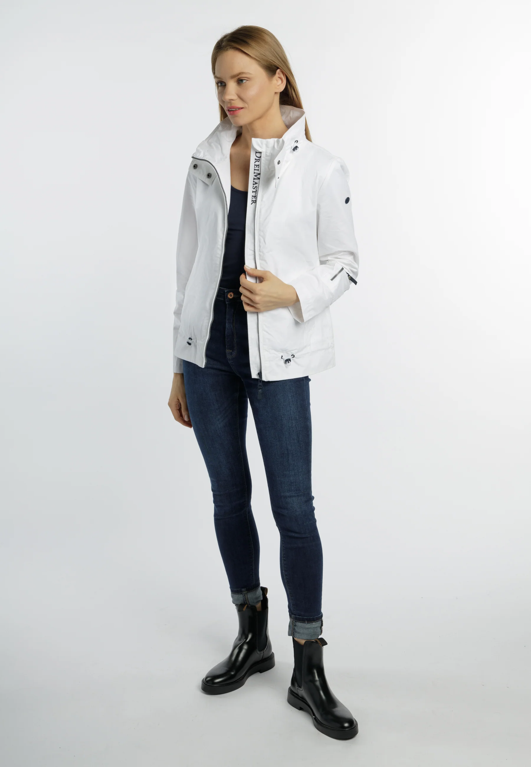 DreiMaster Maritim Women's Transition Jacket Made Of Cotton - Image 11