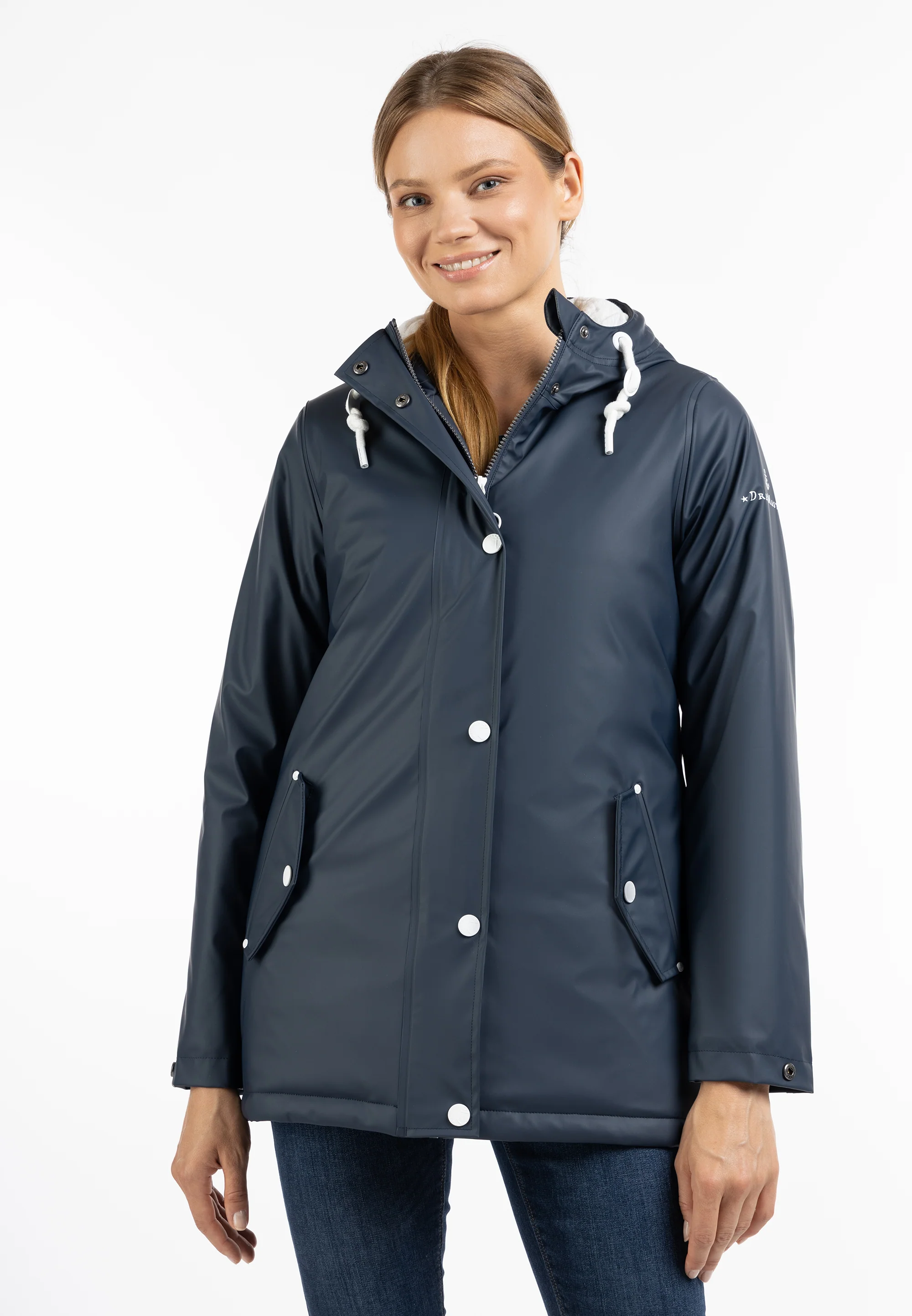 DreiMaster Maritim Women's Rain Jacket With Padding - Image 3