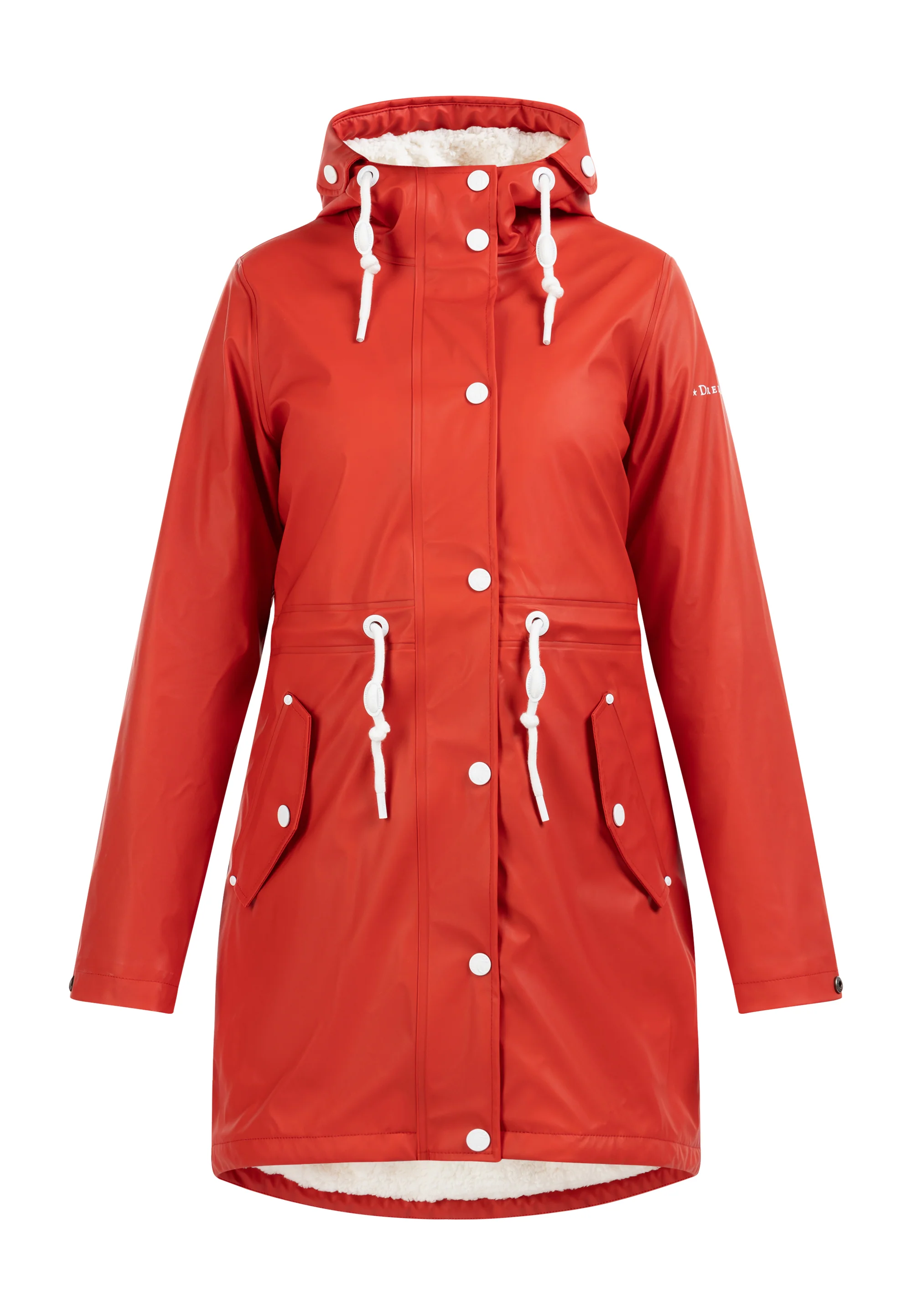 DreiMaster Maritim Women's Raincoat With Teddy Lining - Image 7