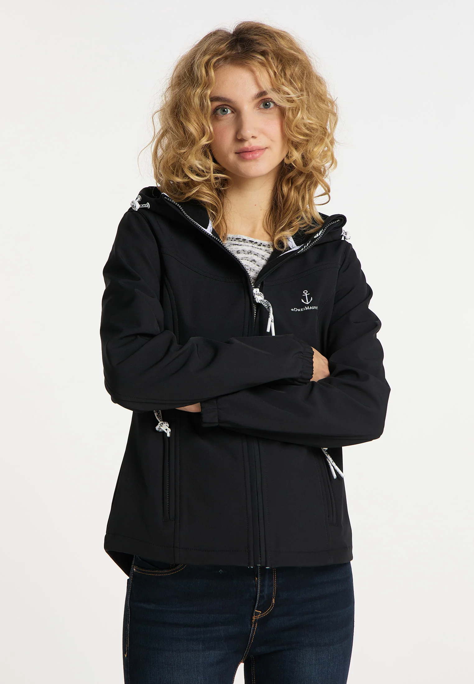 DreiMaster Maritim Women's Softshell Jacket - Image 3
