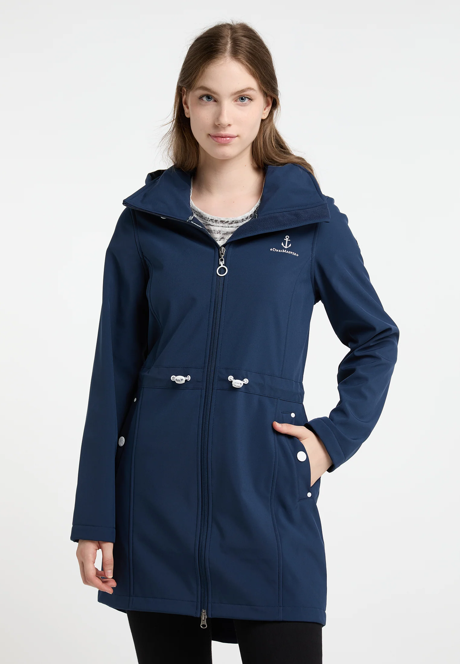 DreiMaster Maritim Women's Softshell Coat - Image 18