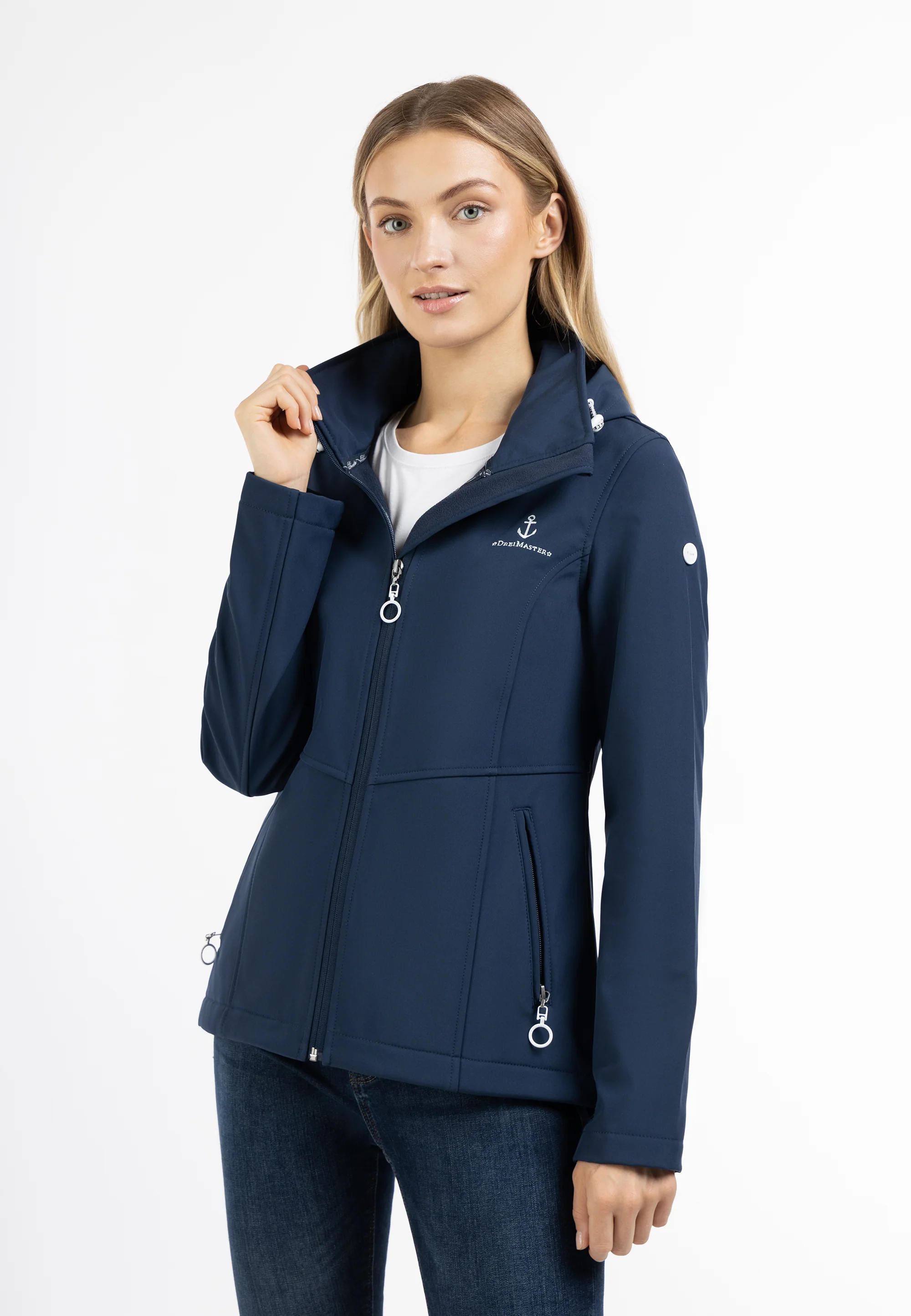 DreiMaster Maritim Women's Softshell Jacket - Image 12
