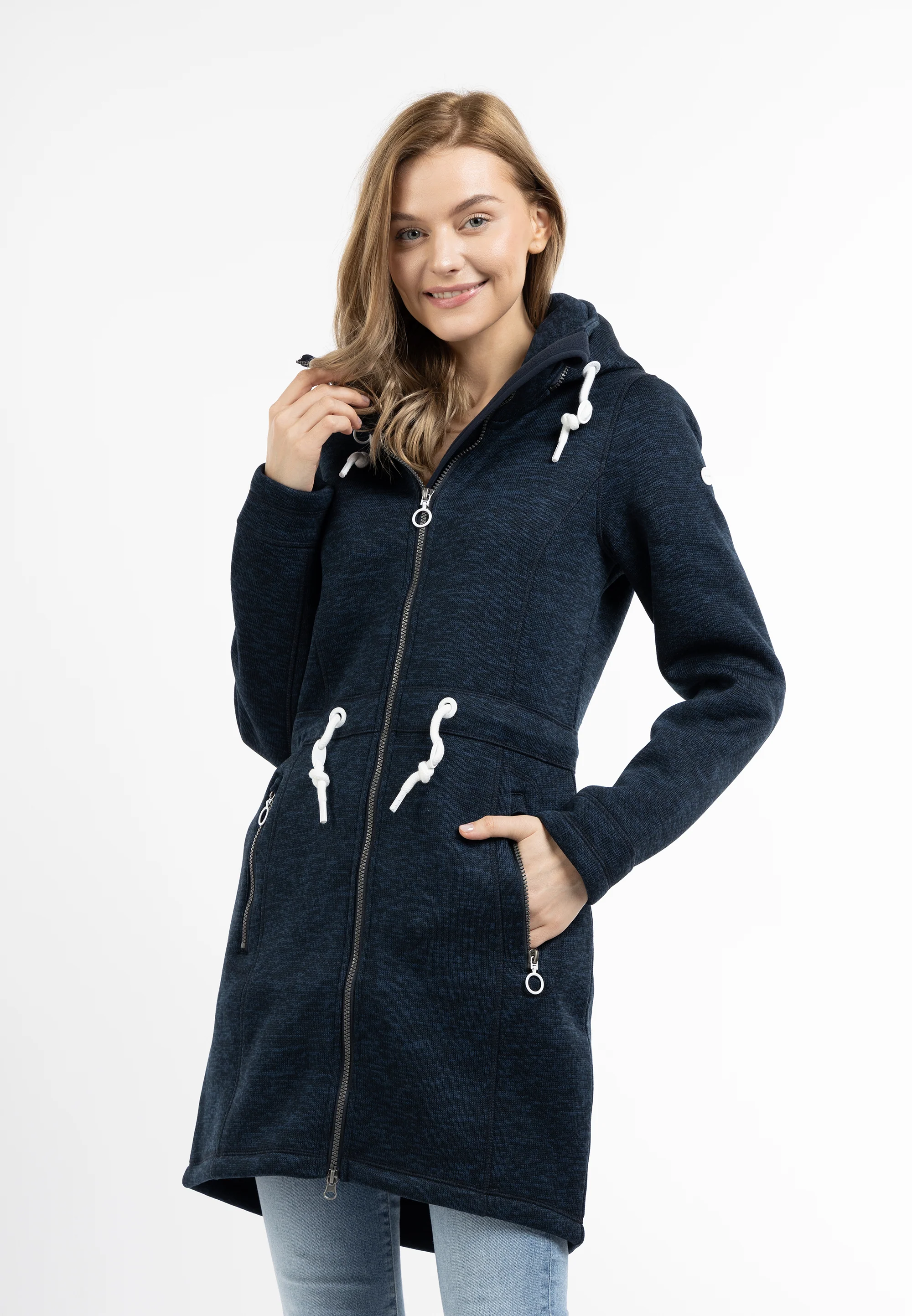 DreiMaster Maritim Women's Knit Fleece Coat - Image 9