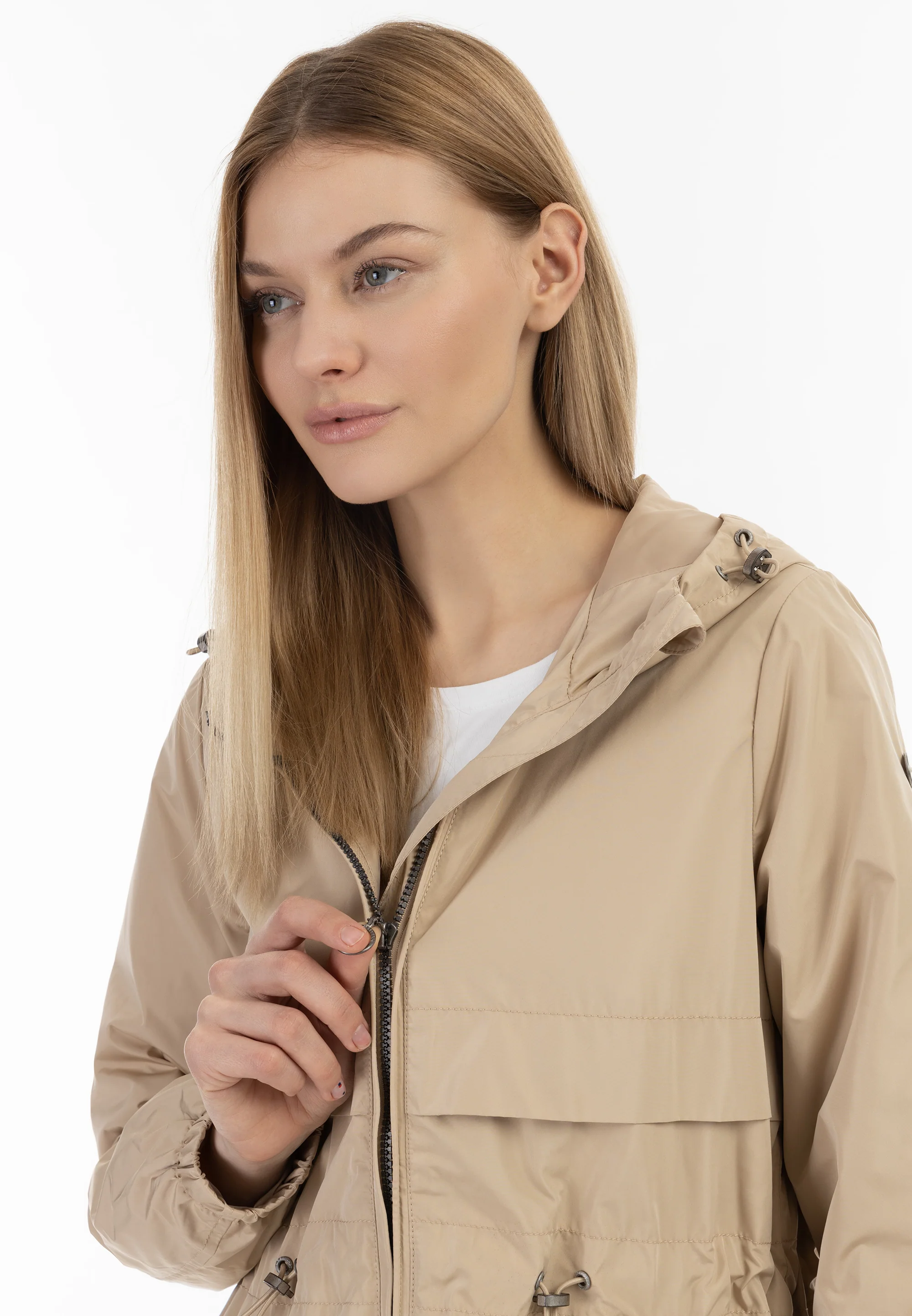 DreiMaster Maritim Women's Transitional Parka Recycled Material - Image 6