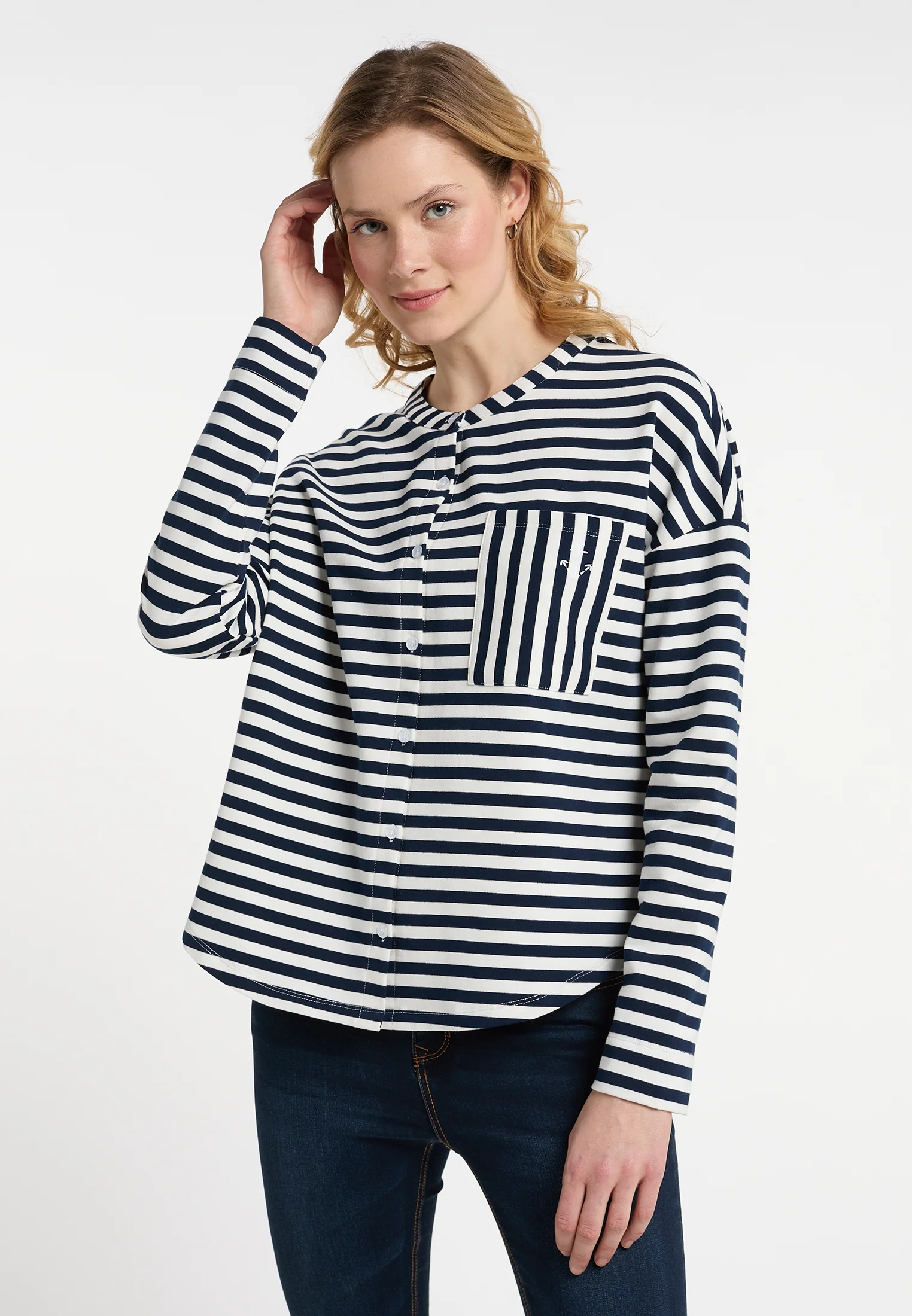 DreiMaster Maritim Women's Sweat Jacket - Image 13