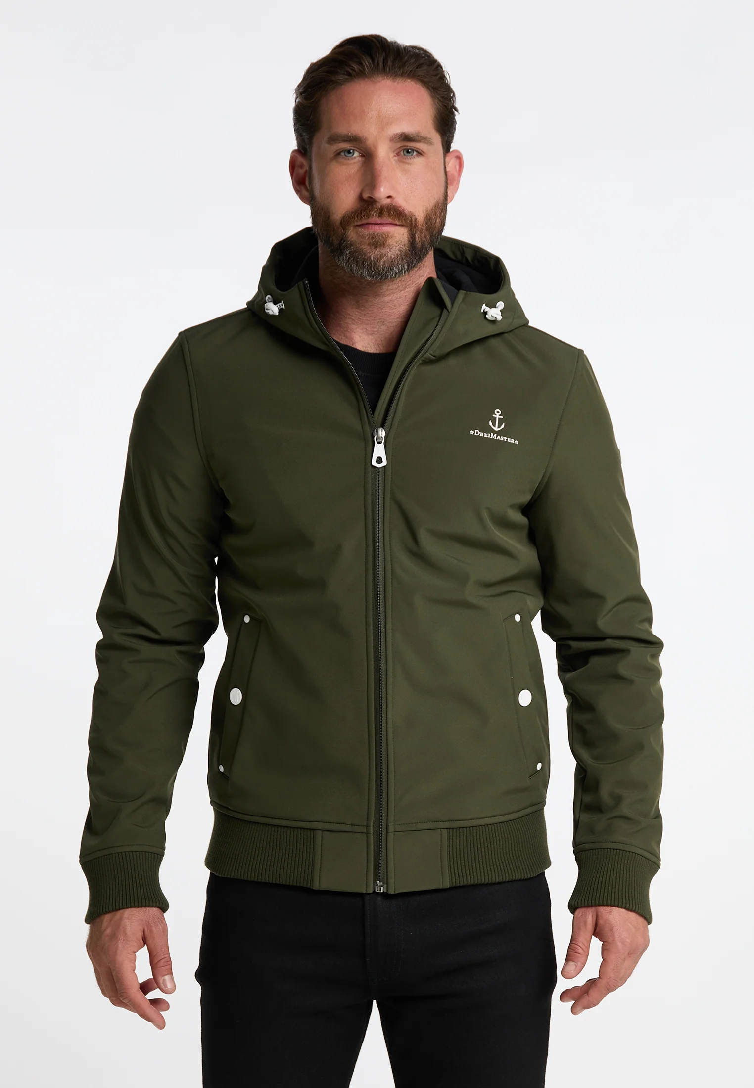 DreiMaster Maritim Men's Softshell Blouson - Image 13