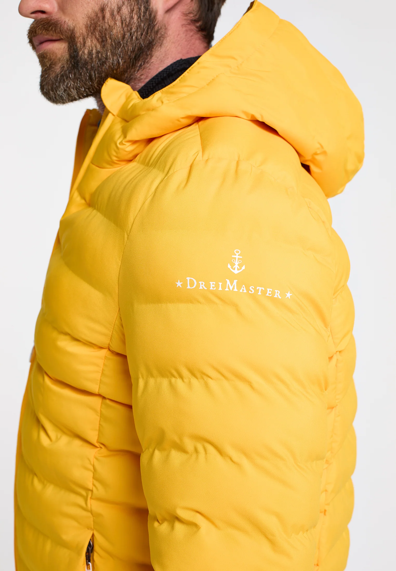 DreiMaster Maritim Men's Padded Quilted Jacket - Image 5