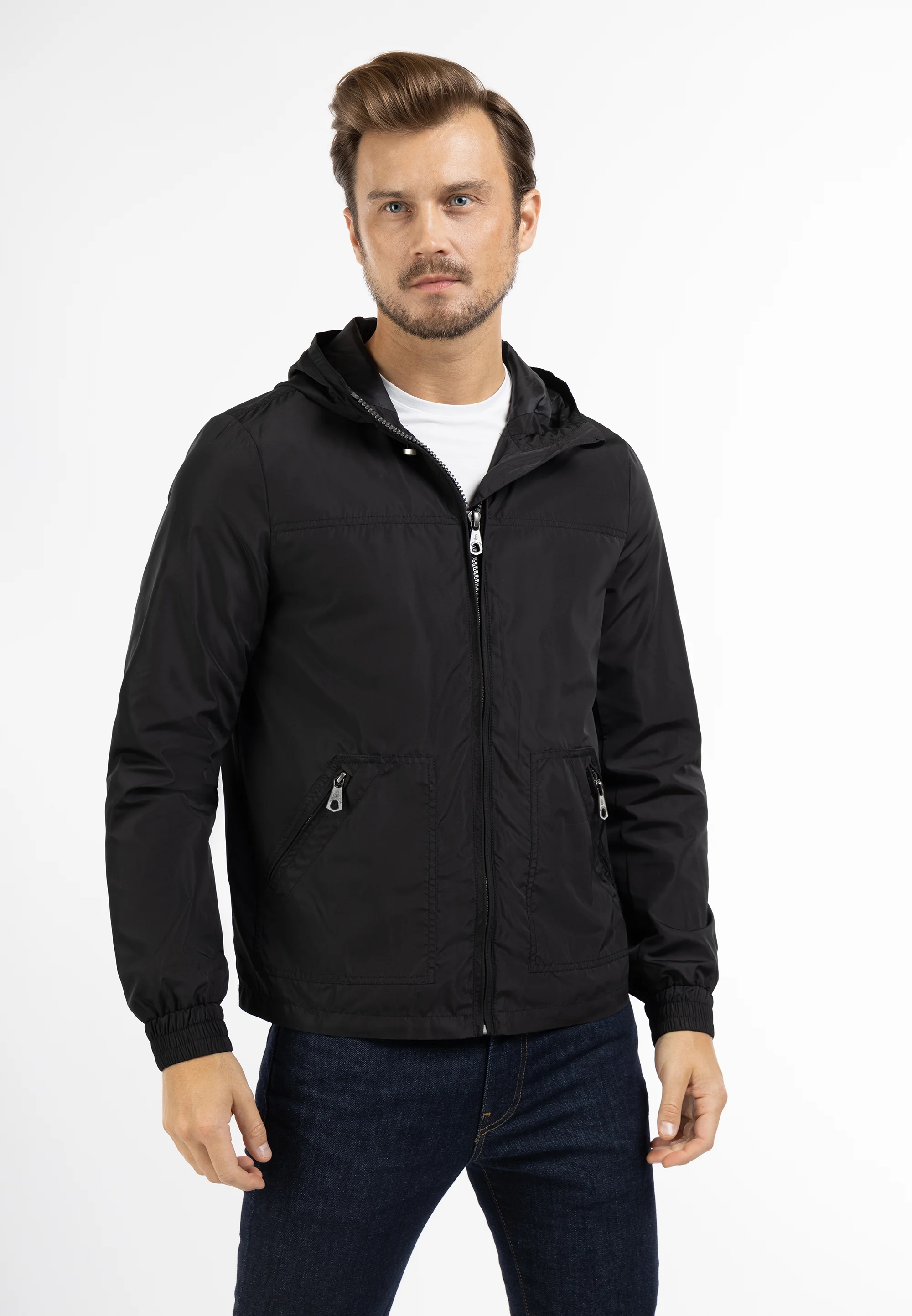 DreiMaster Maritim Men's Transitional Jacket Recycled Material - Image 9